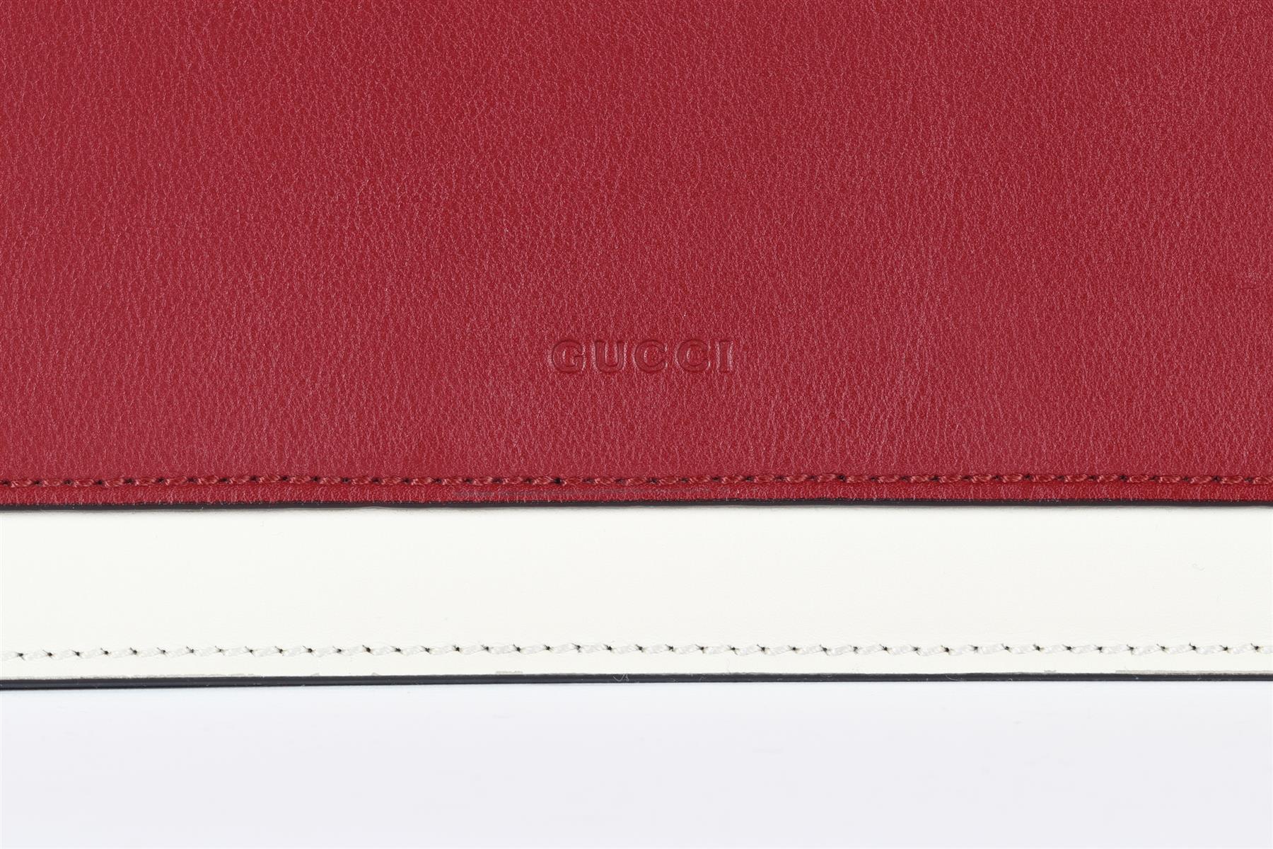 GUCCI RED DIONYSUS MEDIUM LEATHER SHOULDER BAG - Image 12