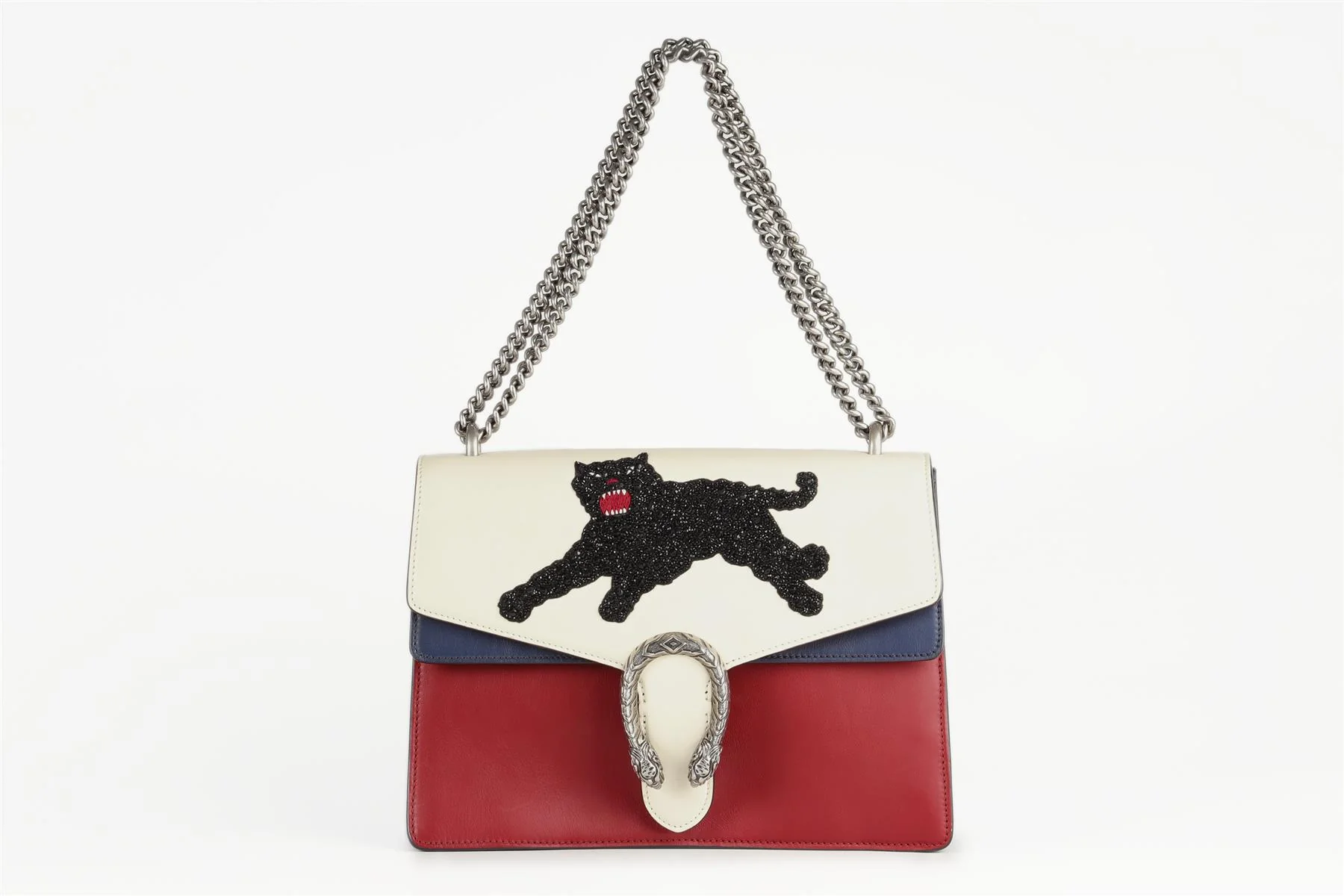 GUCCI RED DIONYSUS MEDIUM LEATHER SHOULDER BAG - Image 3