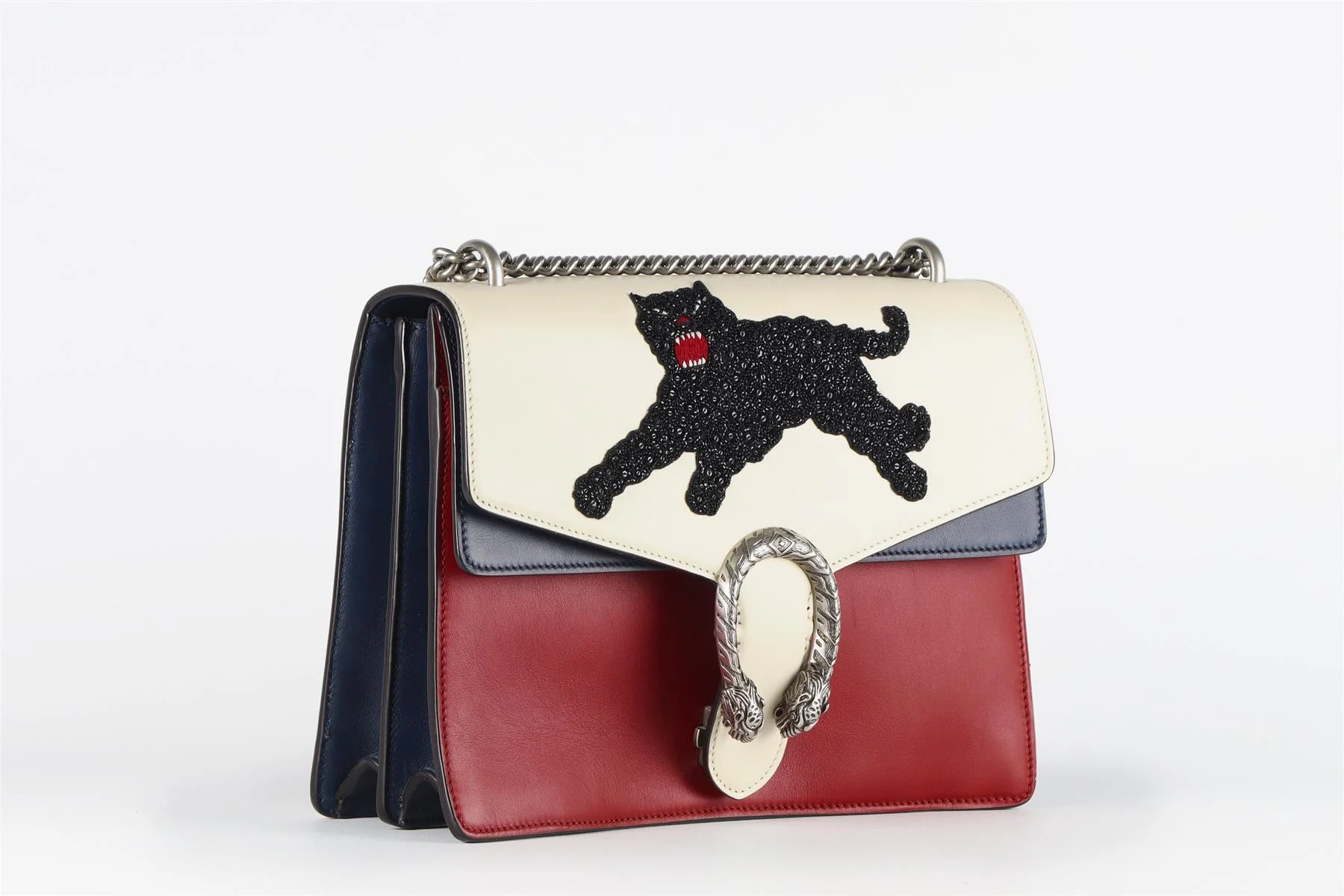 GUCCI RED DIONYSUS MEDIUM LEATHER SHOULDER BAG - Image 4