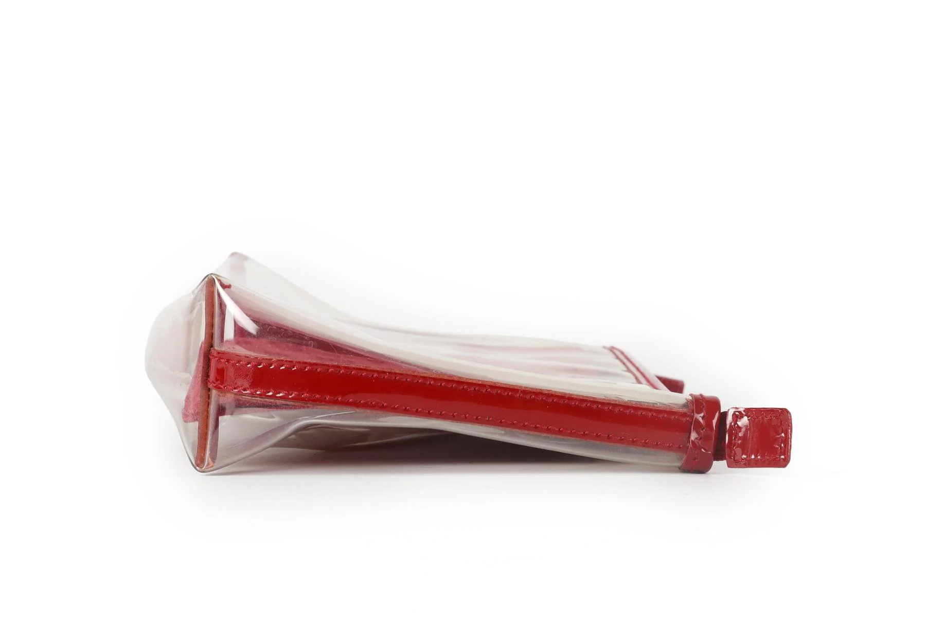GUCCI RED GG CANVAS AND PVC 2 IN 1 COSMETIC POUCH - Image 4