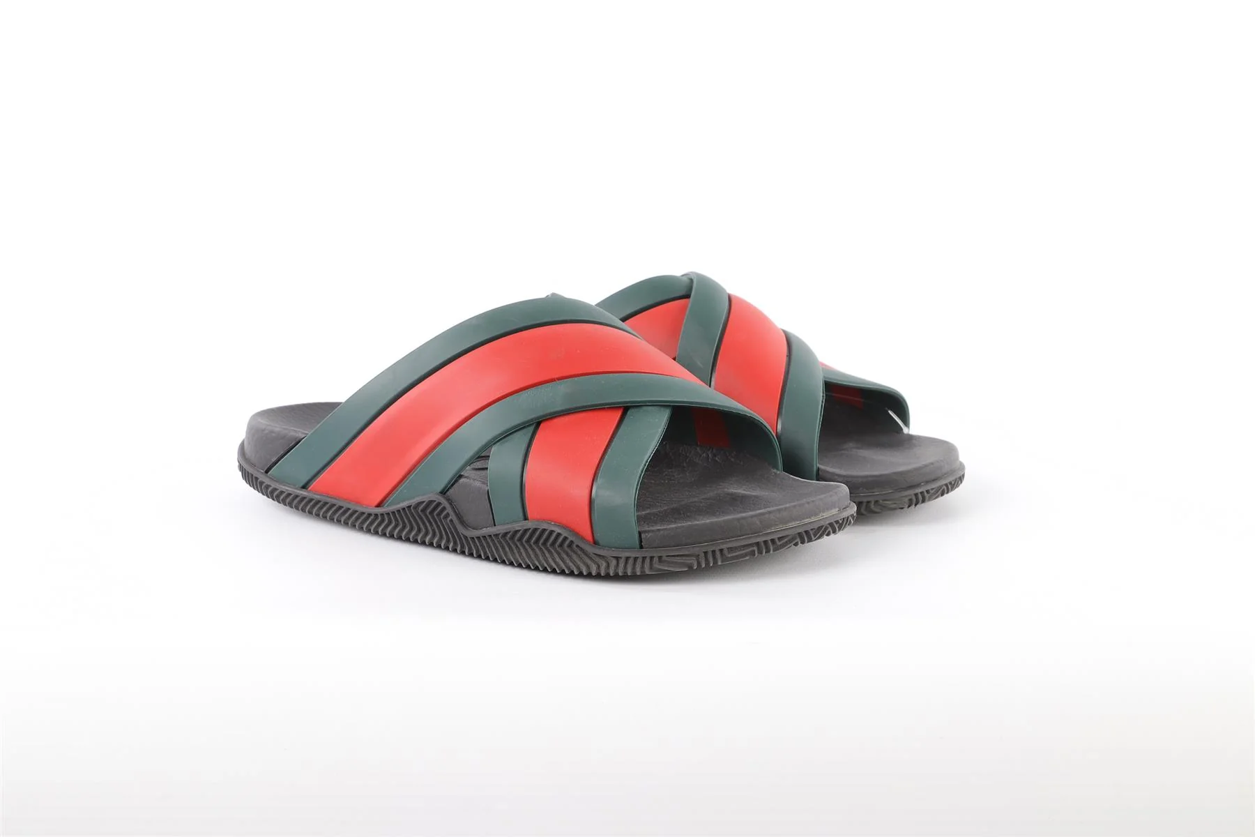 GUCCI RED KIDS BOYS SLIDES EU 36 UK 3.5 US 4 - Image 2