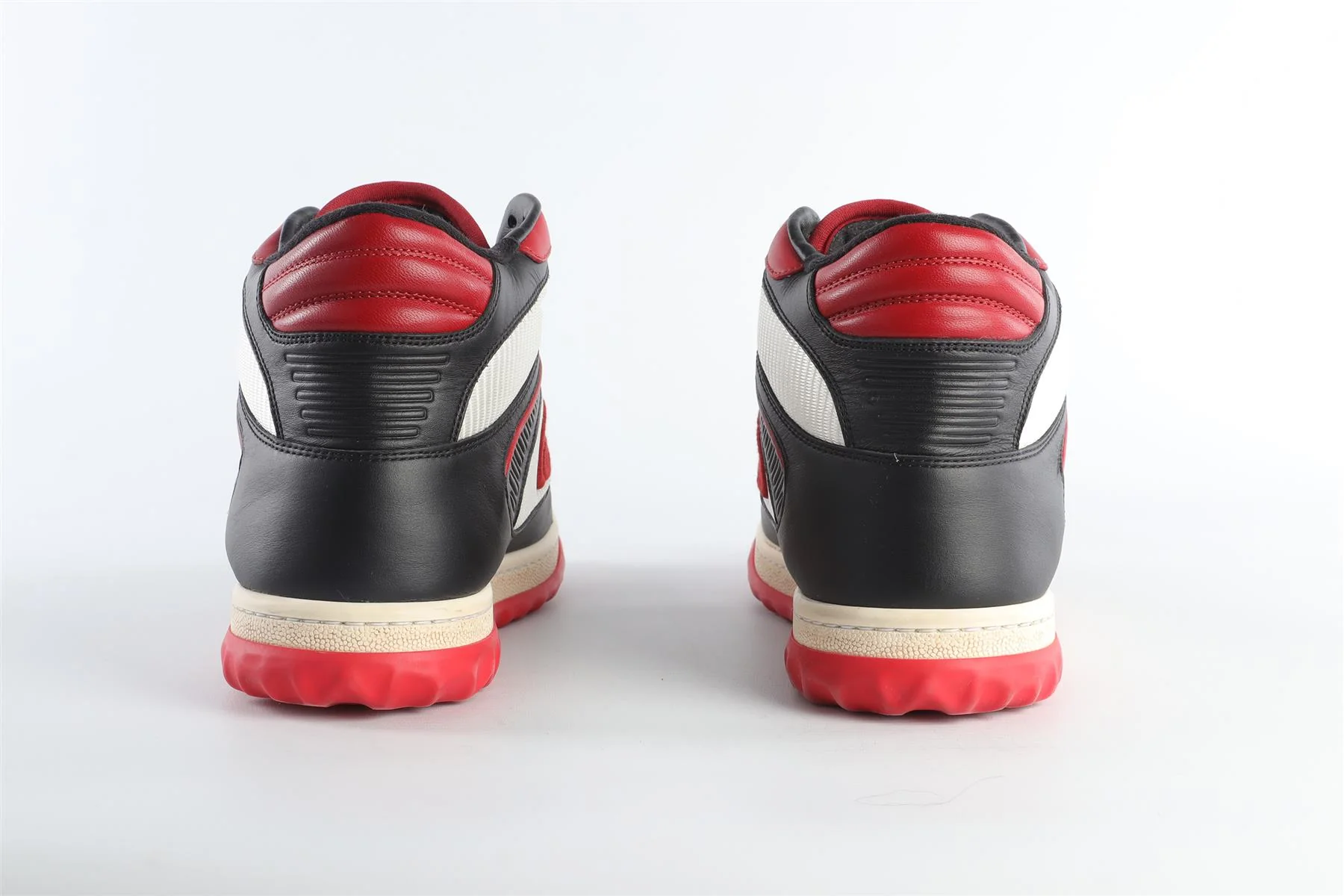 GUCCI RED MAC80 LEATHER SNEAKERS EU 40 UK 7 US 10 - Image 5