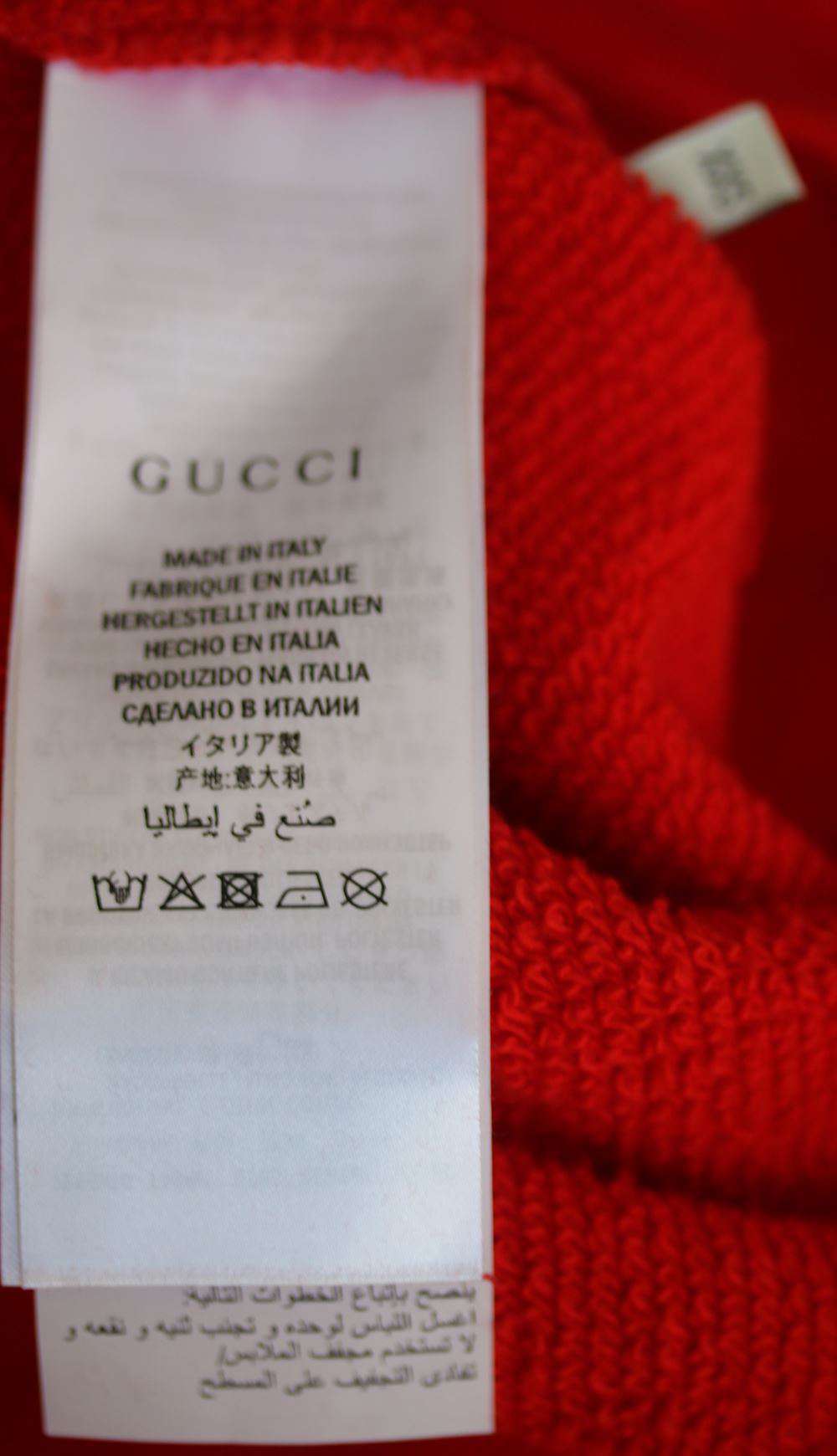 GUCCI SPACESHIP PRINT EMBROIDERED SWEATER XXSMALL - Image 7