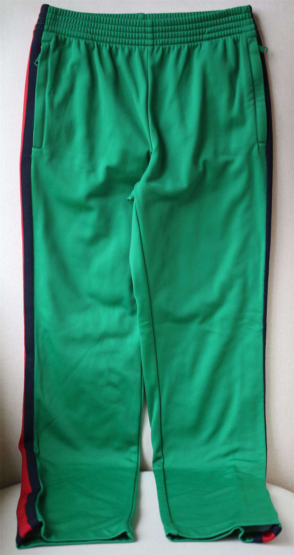 GUCCI STRIPED SATIN-JERSEY TRACK PANTS SMALL - Image 3