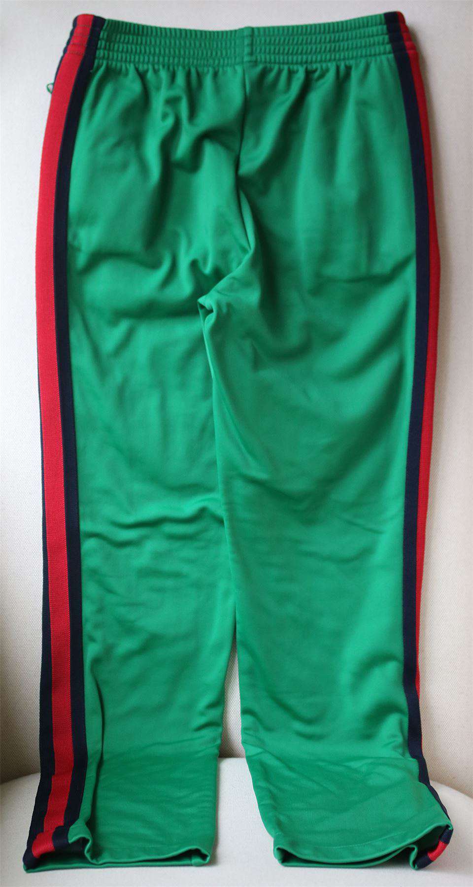GUCCI STRIPED SATIN-JERSEY TRACK PANTS SMALL - Image 5