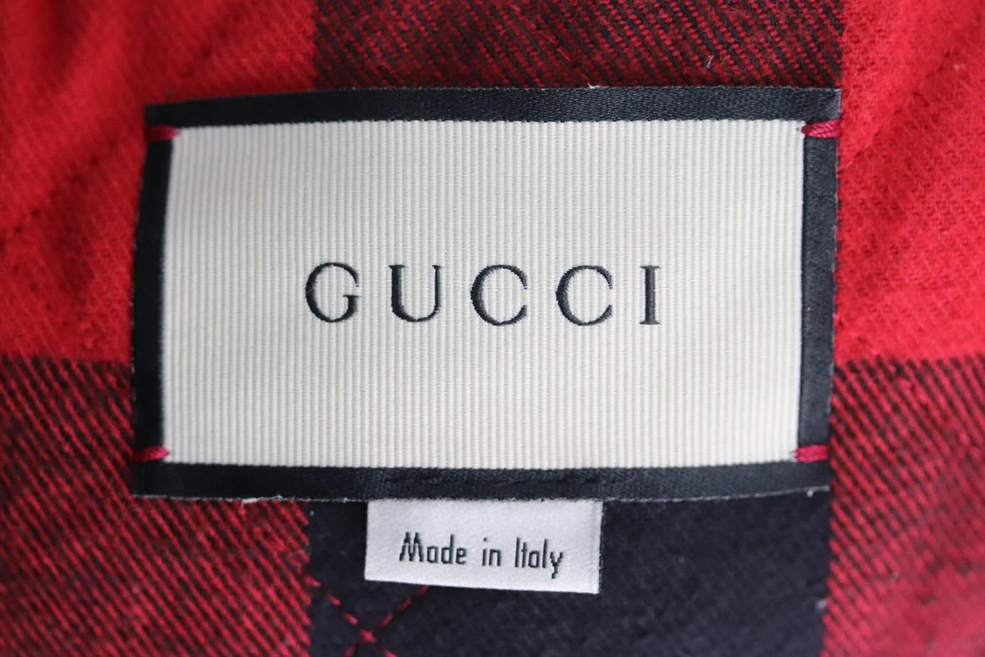 GUCCI STUDDED APPLIQUÉD LEATHER BIKER JACKET IT 42 UK 10 - Image 5