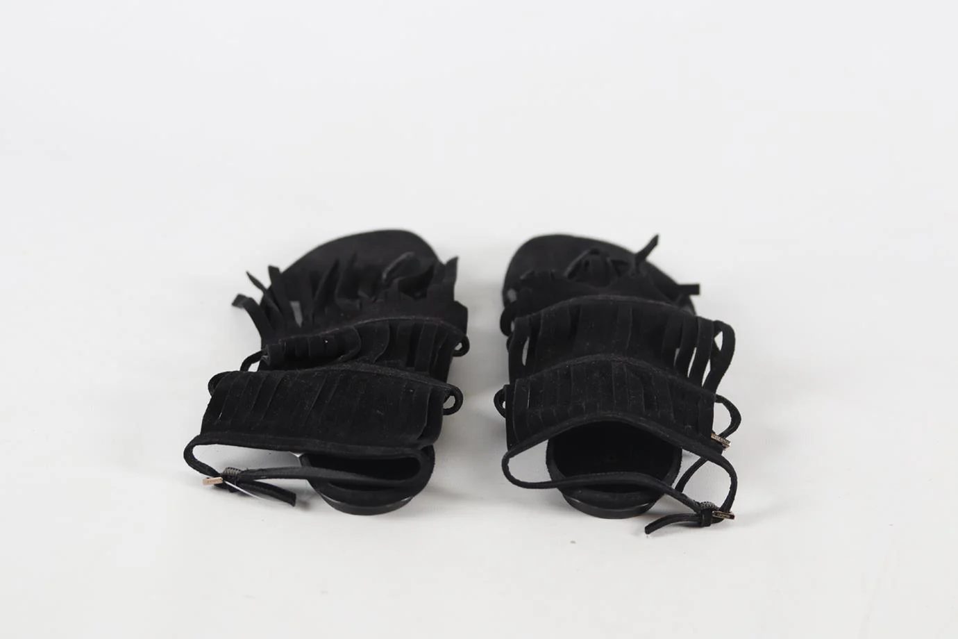 GUCCI SUEDE SANDALS EU 37 UK 4 US 7 - Image 9