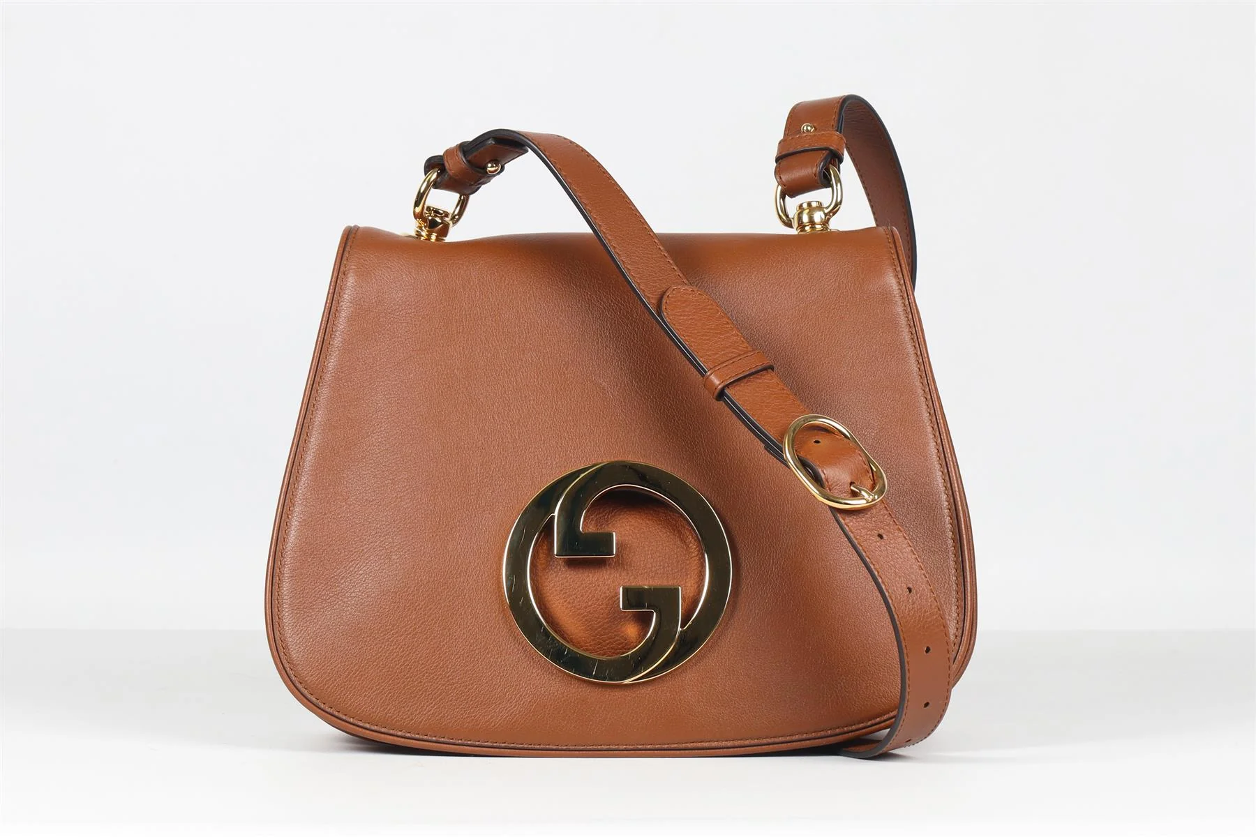 GUCCI TAN BLONDIE MEDIUM GG LEATHER SHOULDER BAG - Image 14