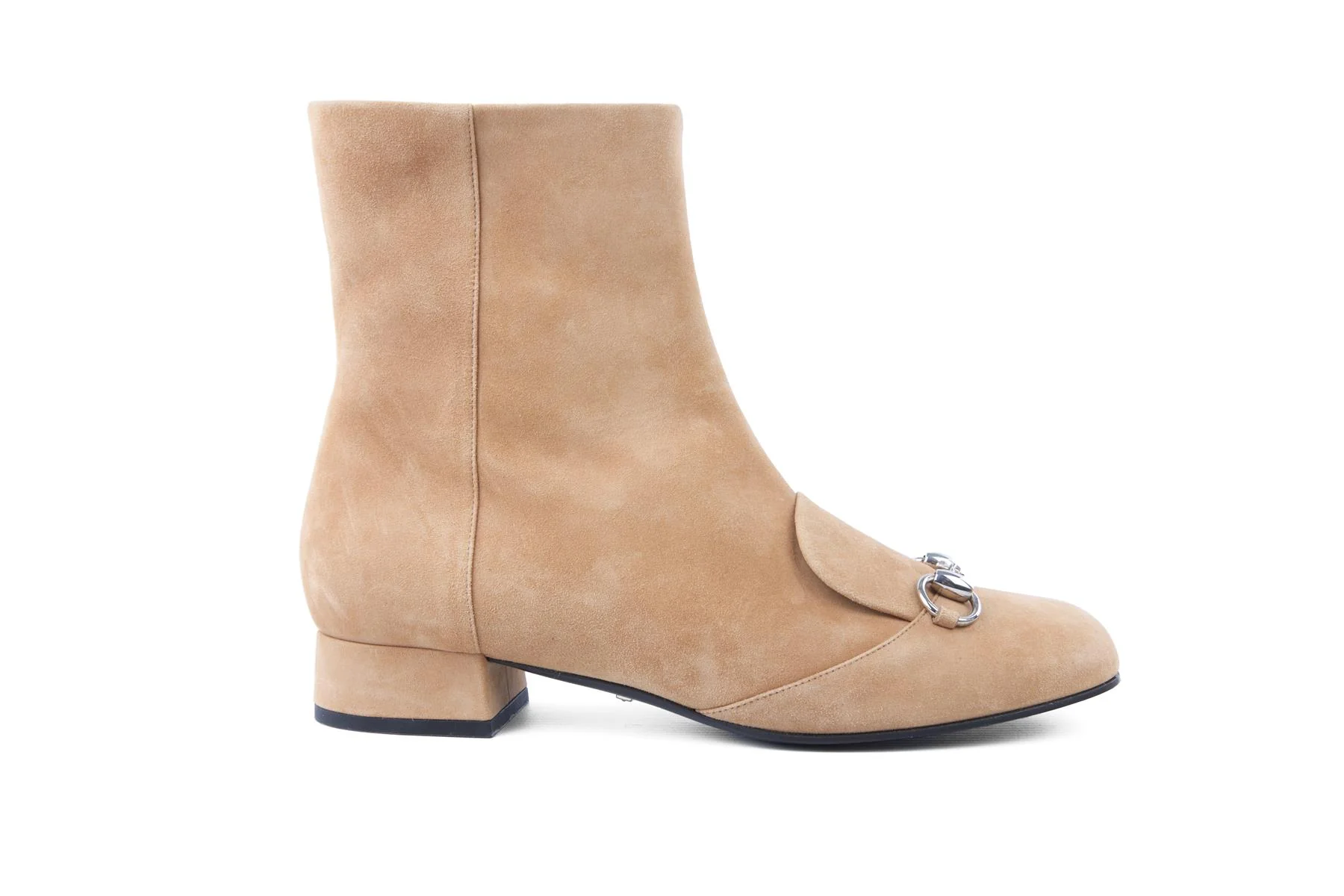 GUCCI TAN LILLIAN SUEDE ANKLE BOOTS EU 39.5 UK 6.5 US 9.5 - Image 2