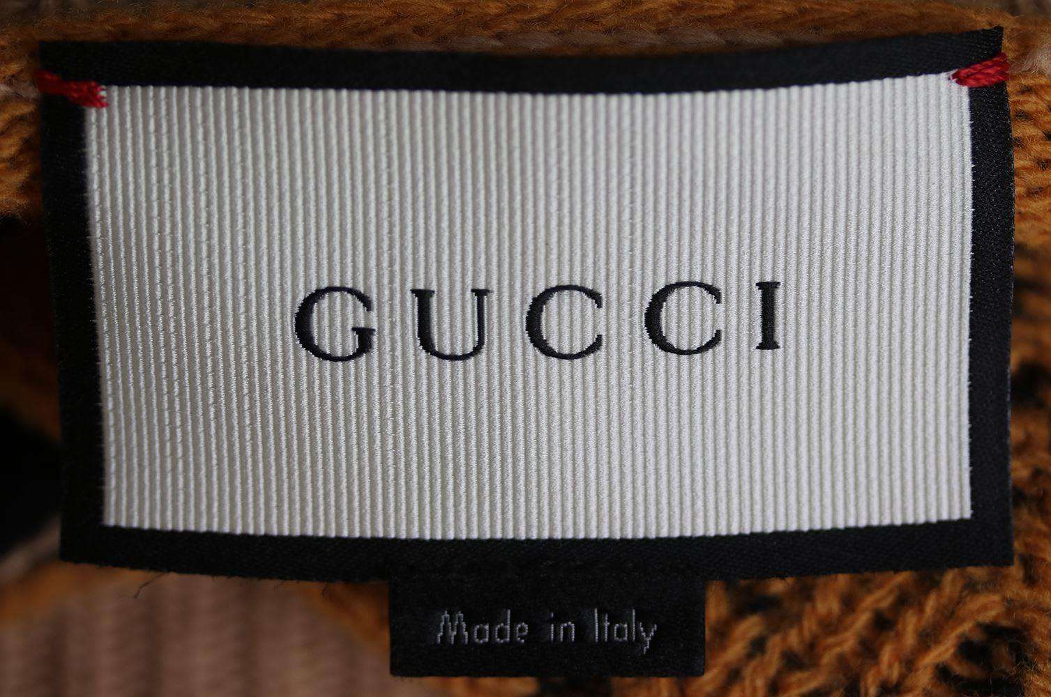 GUCCI TIGER INTARSIA WOOL SWEATER XSMALL - Image 5