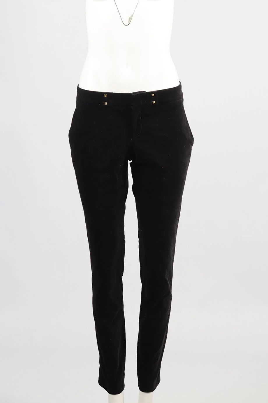 GUCCI VELVET STRAIGHT LEG PANTS IT 40 UK 8 - Image 2