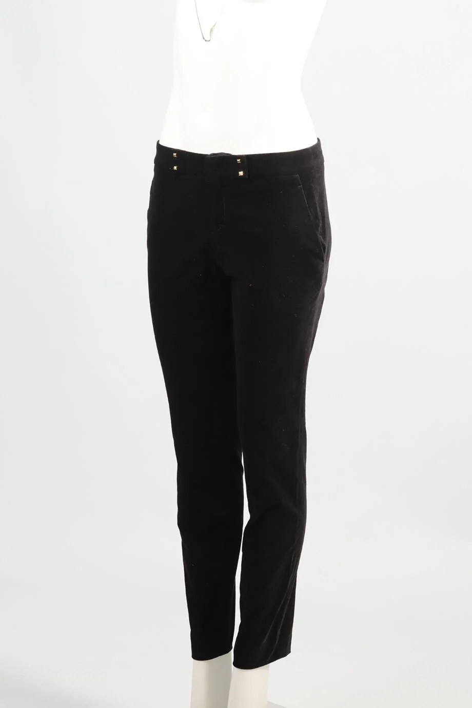 GUCCI VELVET STRAIGHT LEG PANTS IT 40 UK 8 - Image 3