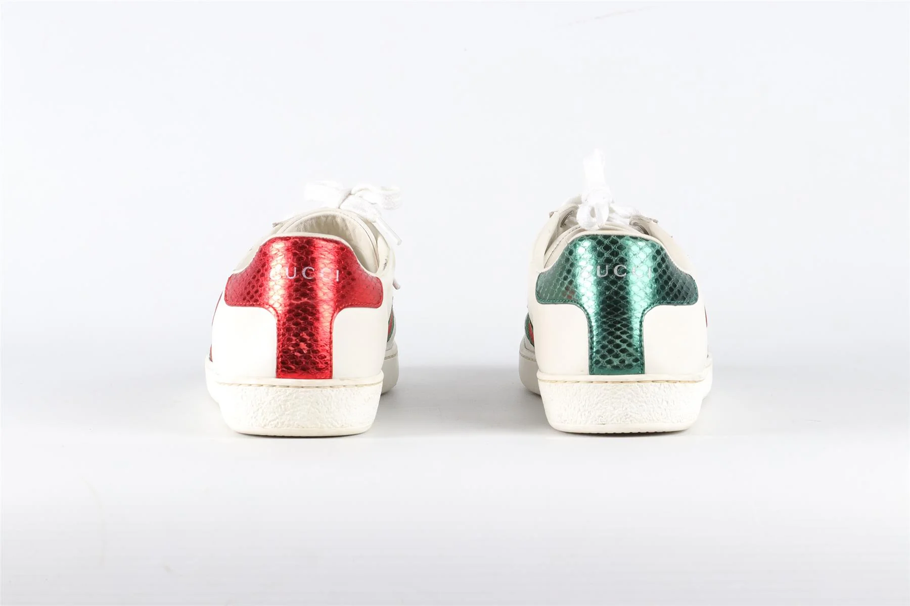 GUCCI WHITE ACE LEATHER SNEAKERS EU 36.5 UK 3.5 US 6.5 - Image 5