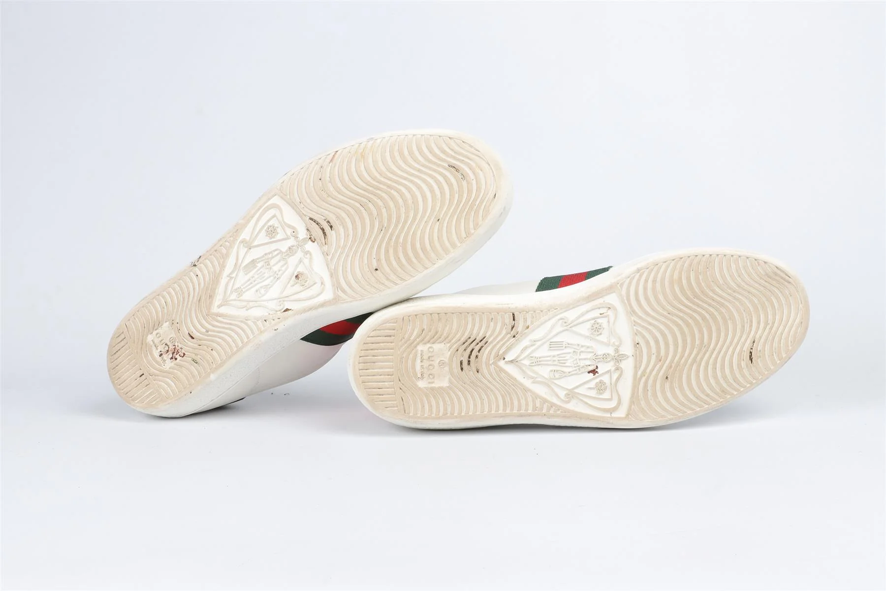 GUCCI WHITE ACE LEATHER SNEAKERS EU 37.5, UK 4.5, US 7.5 - Image 6