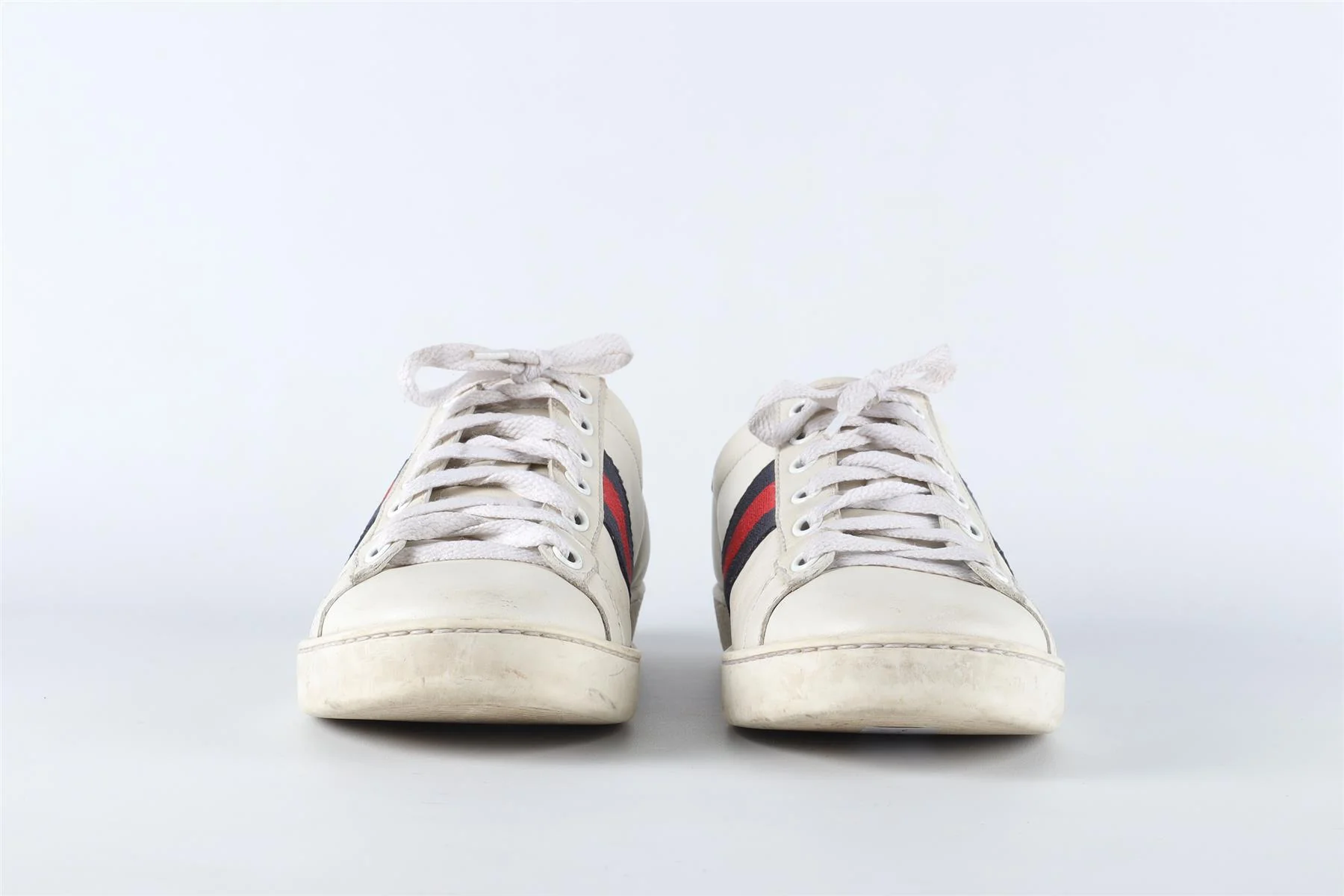 GUCCI WHITE ACE LEATHER SNEAKERS EU 38 UK 5 US 8 - Image 3