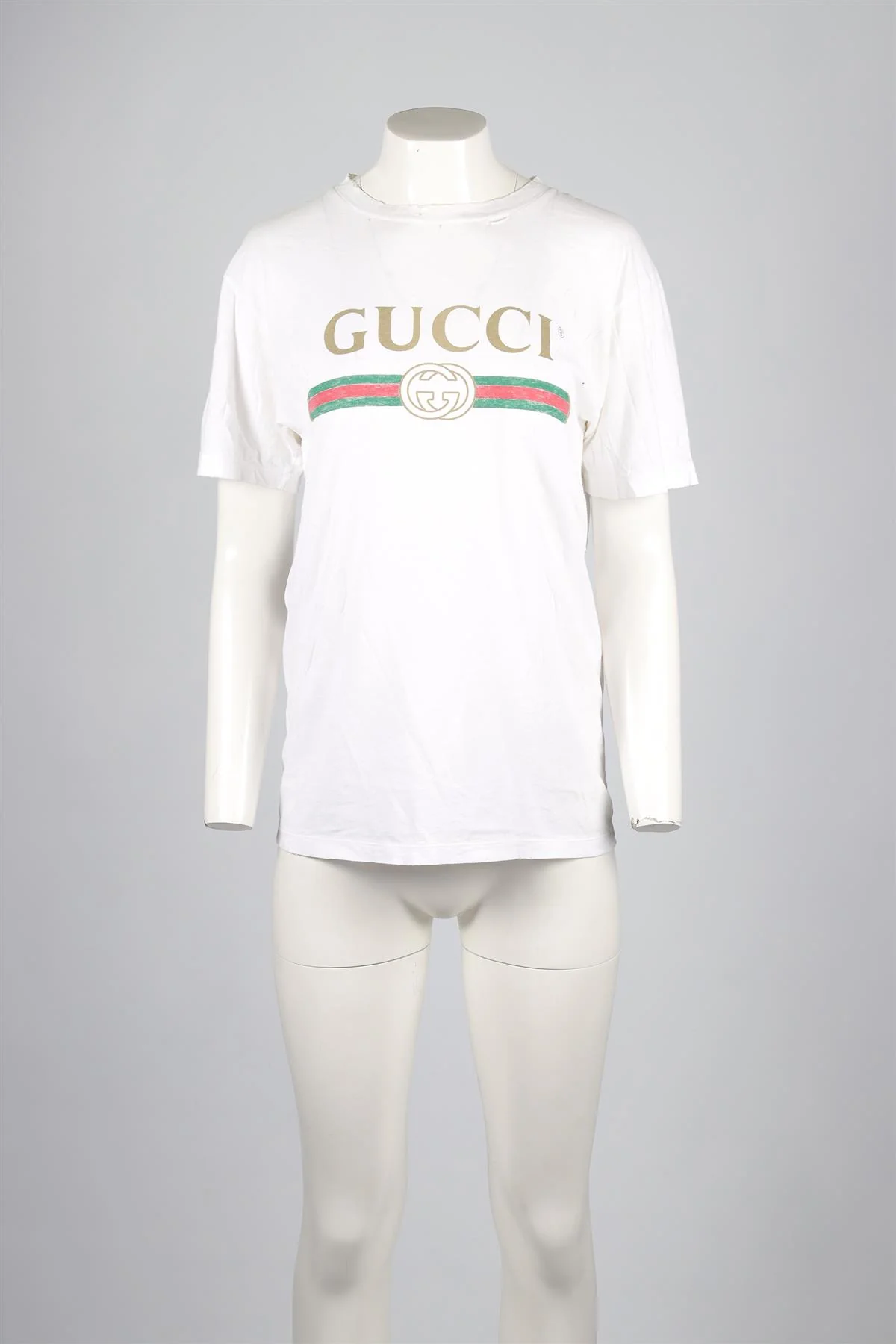 GUCCI WHITE COTTON T-SHIRT XXSMALL - Image 2