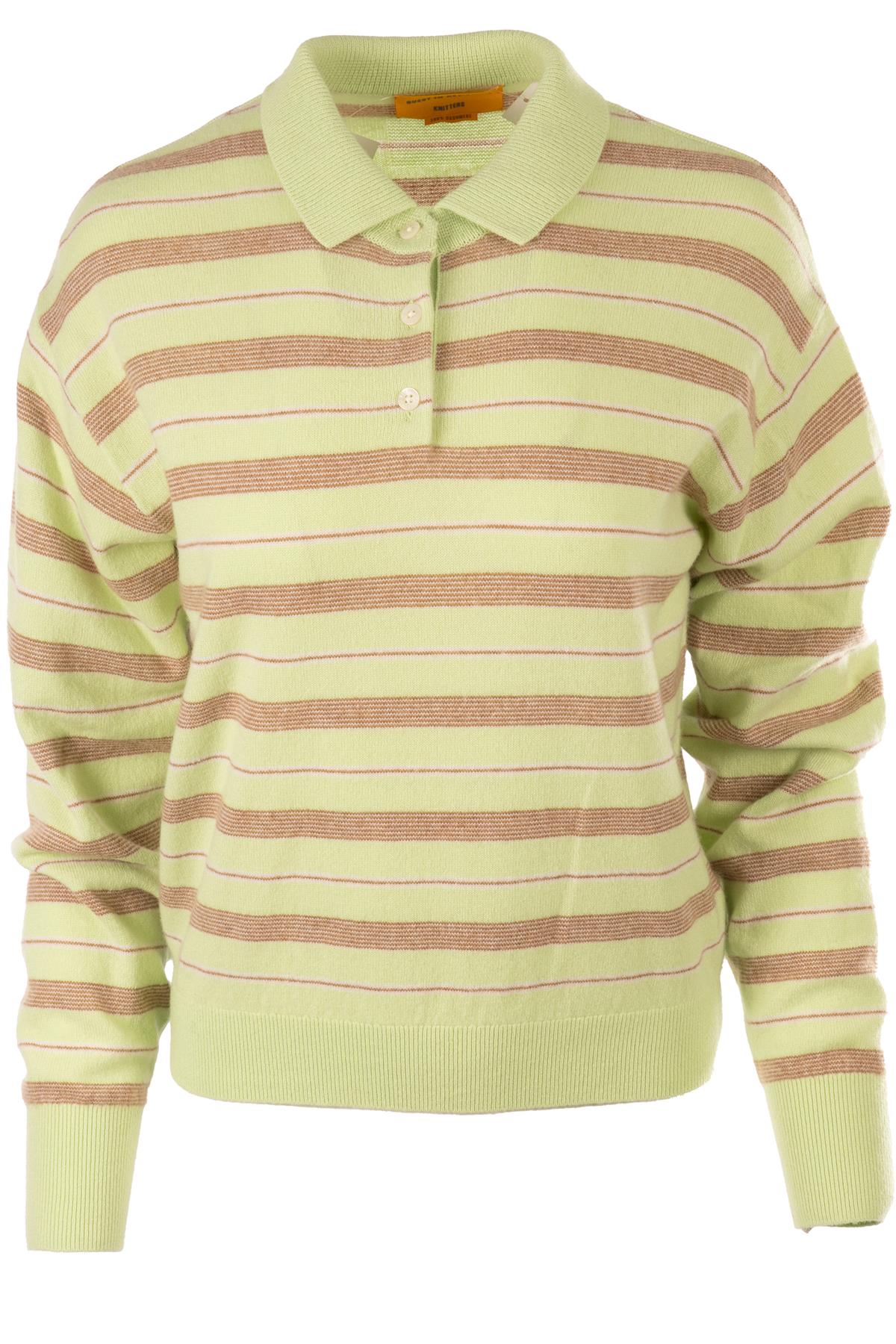 GUEST IN RESIDENCE GREEN CASHMERE SWEATER SMALL