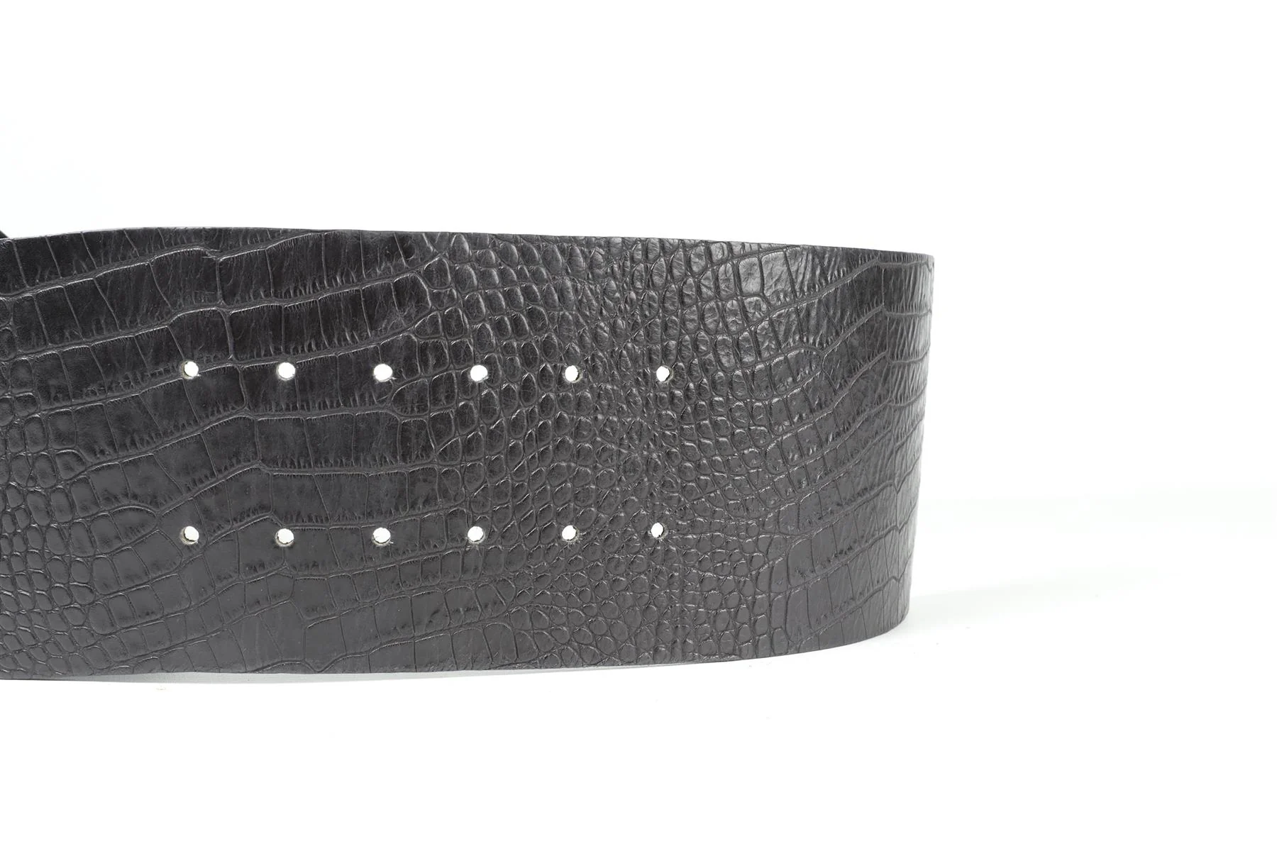 HAIDER ACKERMANN BLACK 2011 LEATHER WAIST BELT SMALL - Image 6