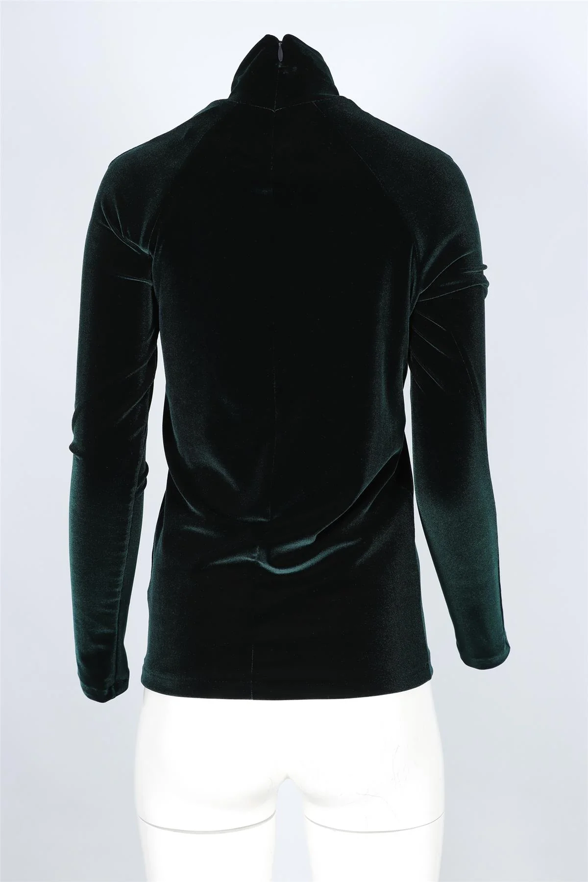 HAIDER ACKERMANN GREEN VELVET TOP XSMALL - Image 4