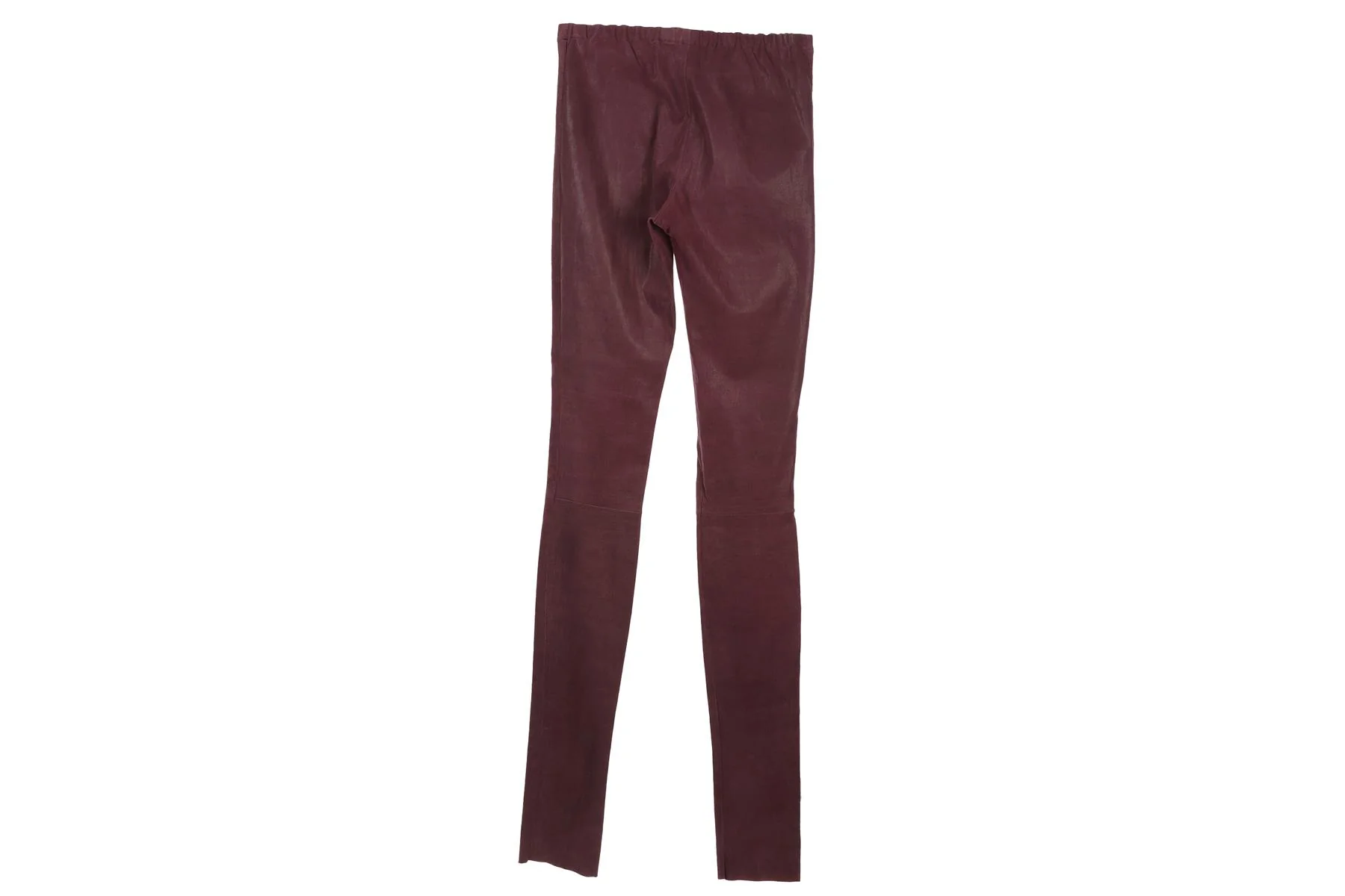 HAIDER ACKERMANN PURPLE LEATHER SKINNY PANTS FR 34 UK 8 - Image 5