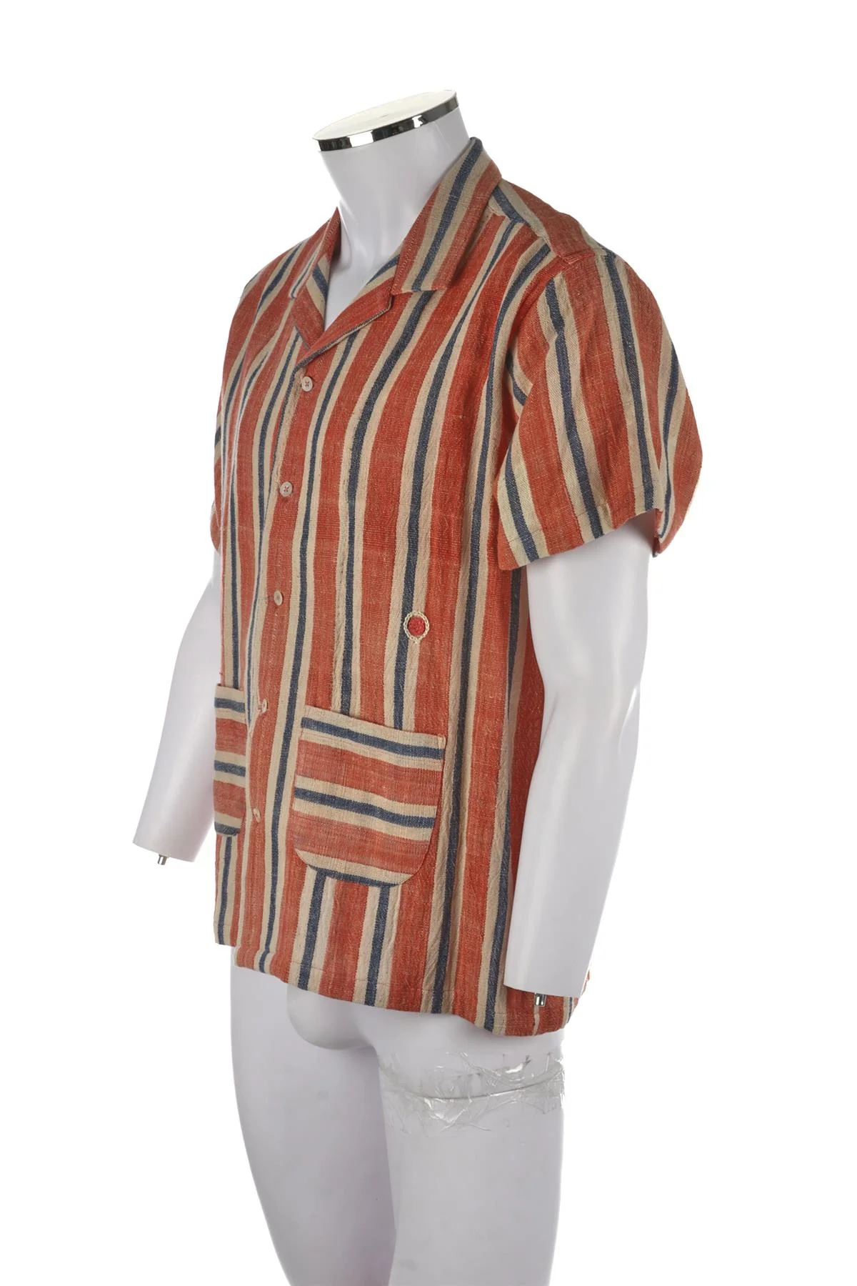 HARAGO MULTI MEN'S COTTON SHIRT SMALL - Image 3