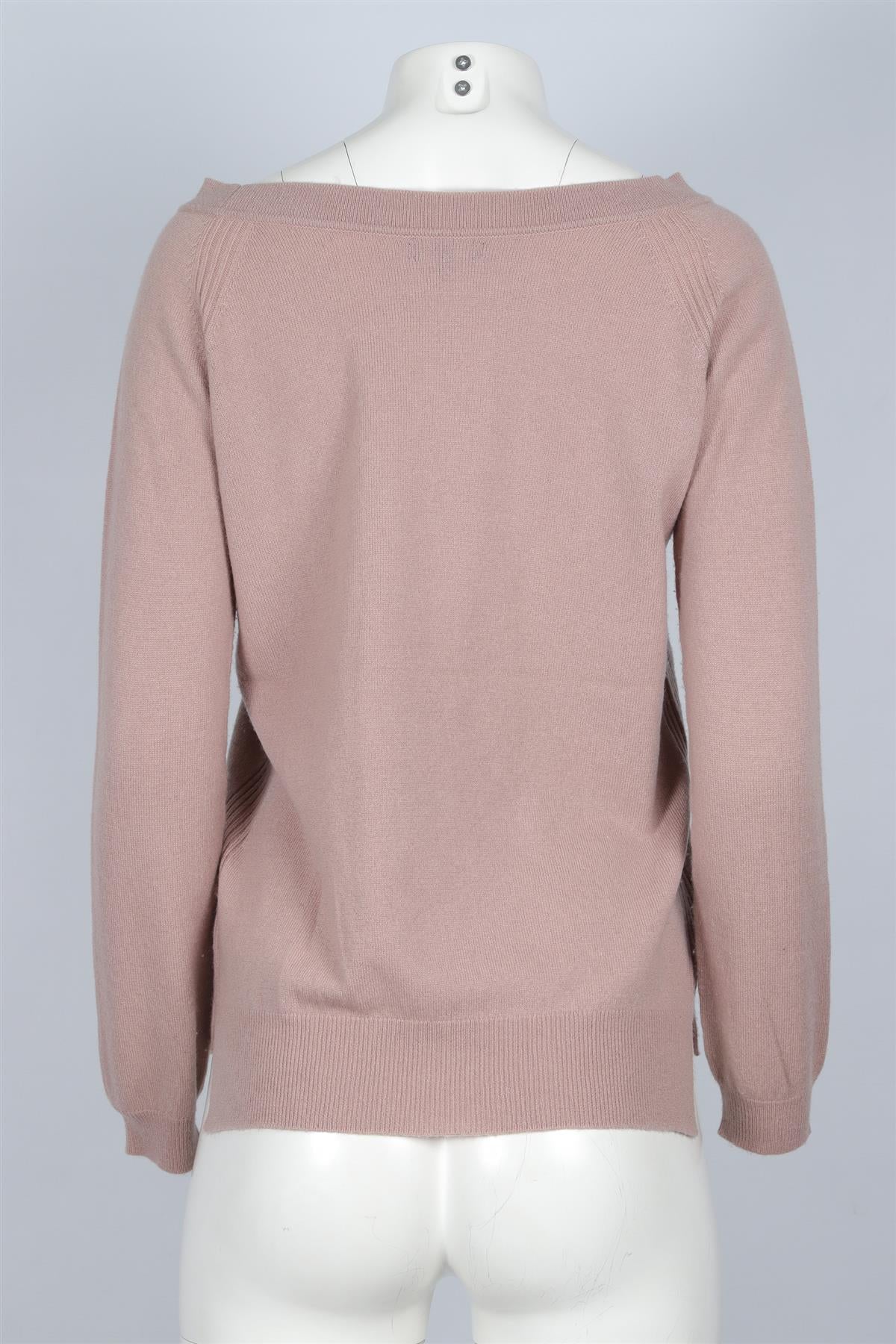 HARRODS OF LONDON TAUPE CASHMERE SWEATER SMALL - Image 4
