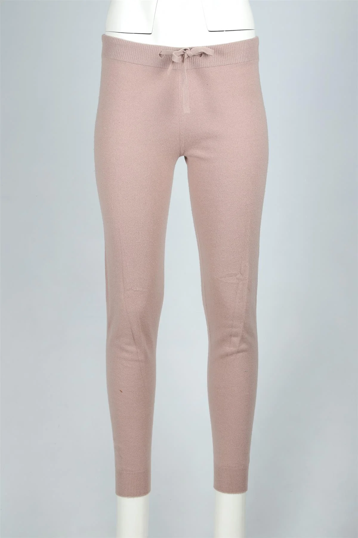 HARRODS OF LONDON TAUPE CASHMERE TRACK PANTS SMALL - Image 2