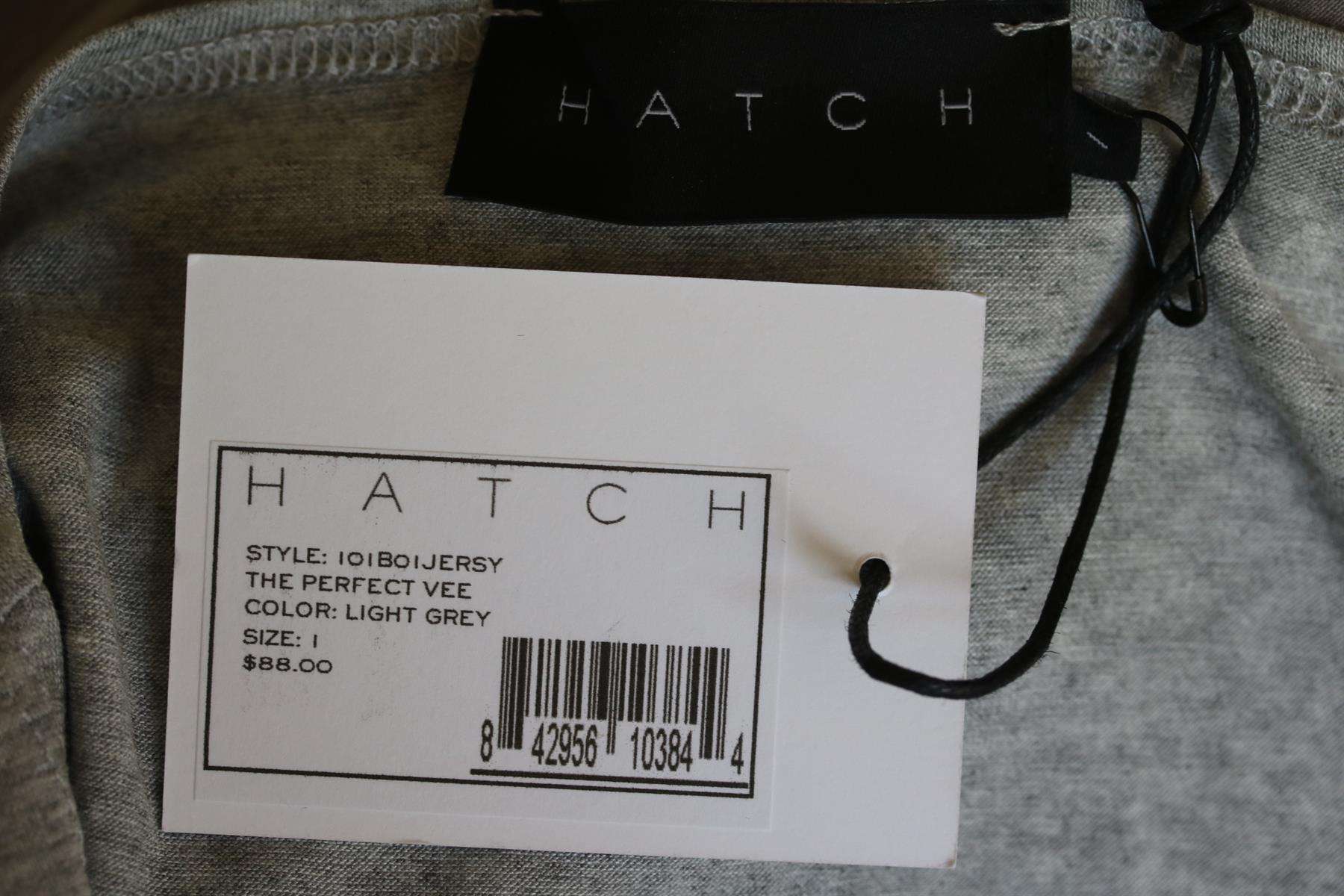 HATCH THE PERFECT VEE STRETCH JERSEY T-SHIRT UK 10 - Image 4