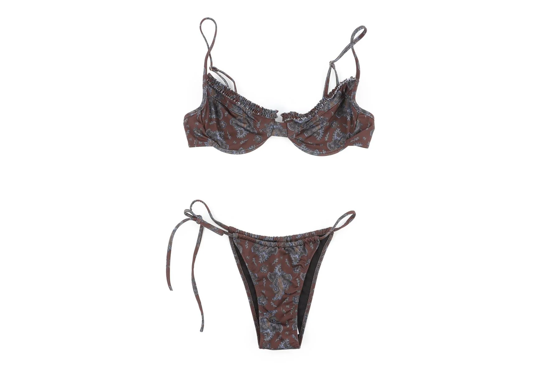 HEAVY MANNERS BROWN BIKINI SMALL - Image 2