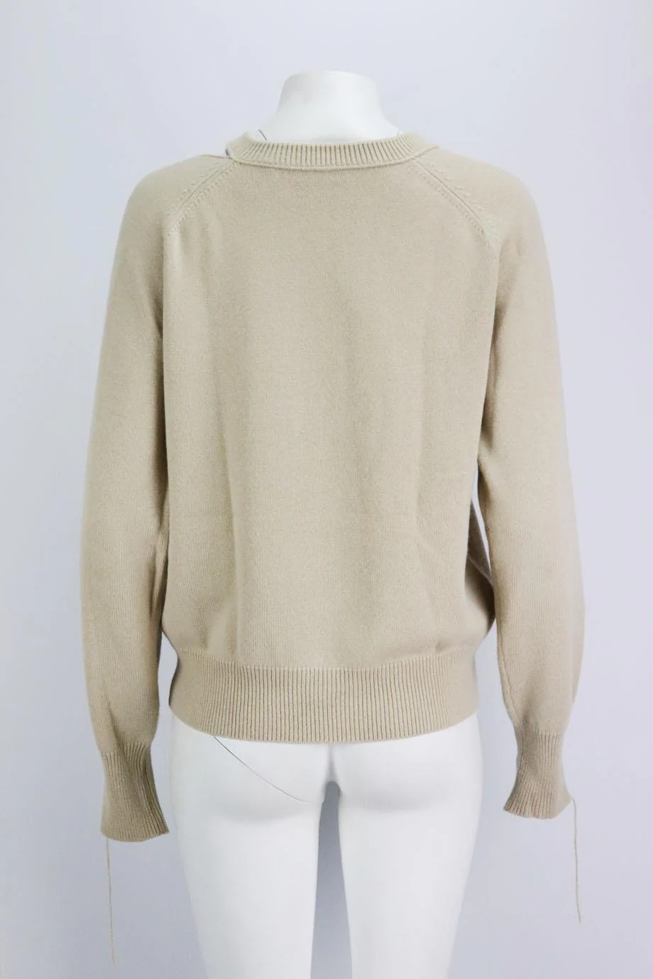 HELMUT LANG DISTESSED WOOL AND CASHMERE SWEATER SMALL - Image 4