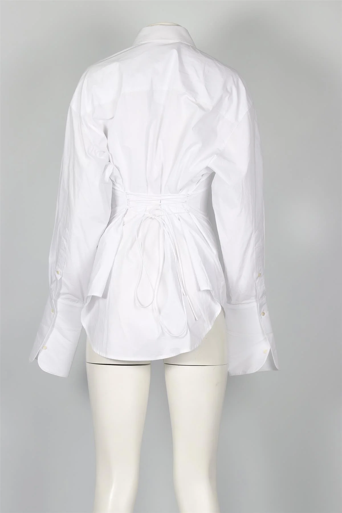 HELSA WHITE COTTON SHIRT SMALL - Image 4