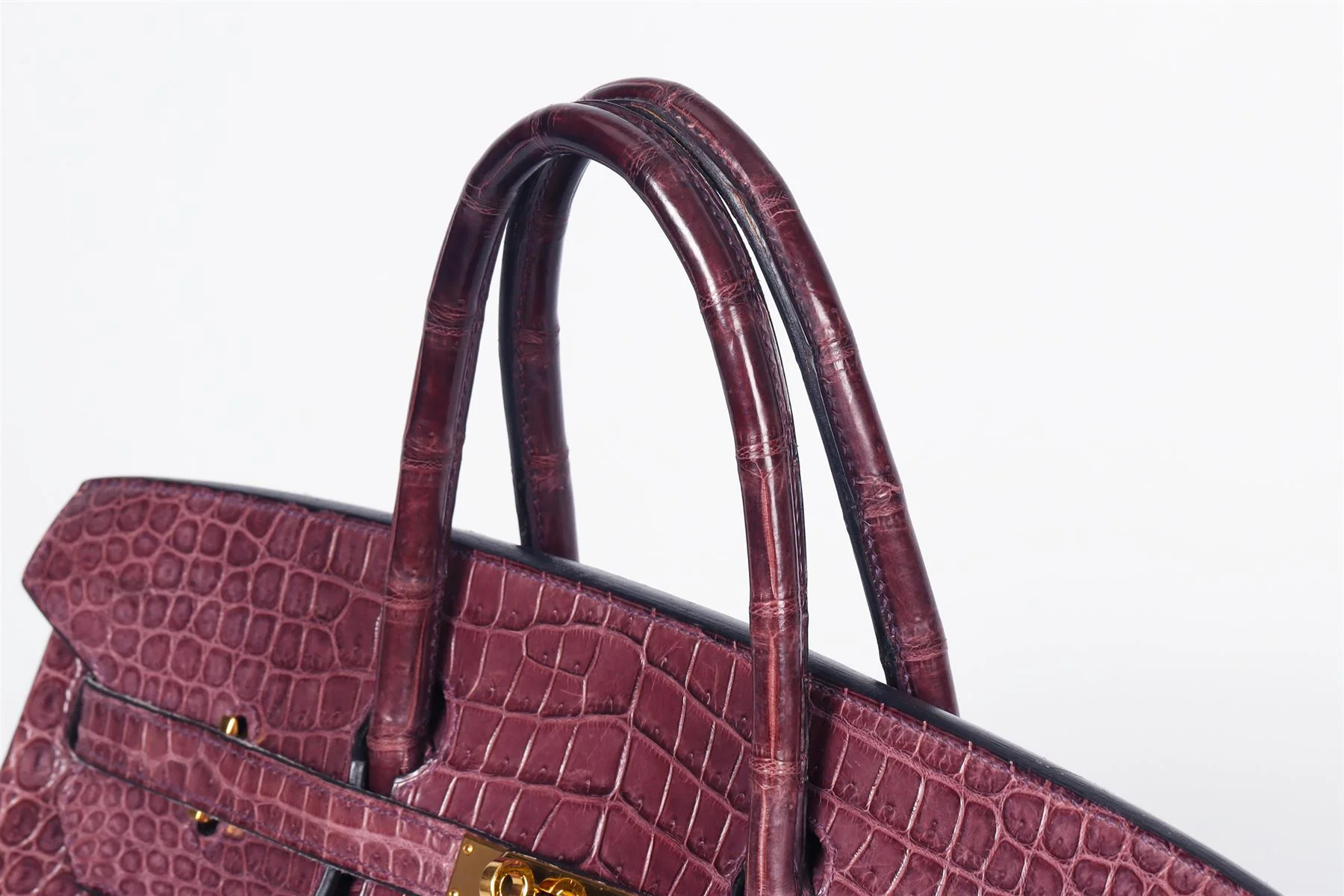 HERMÈS 2009 BIRKIN 40CM MATTE ALLIGATOR LEATHER BAG - Image 10