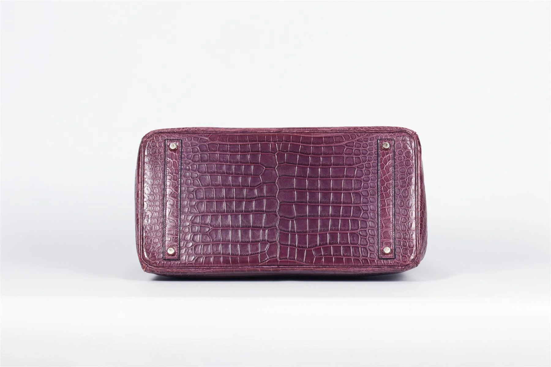 HERMÈS 2009 BIRKIN 40CM MATTE ALLIGATOR LEATHER BAG - Image 7