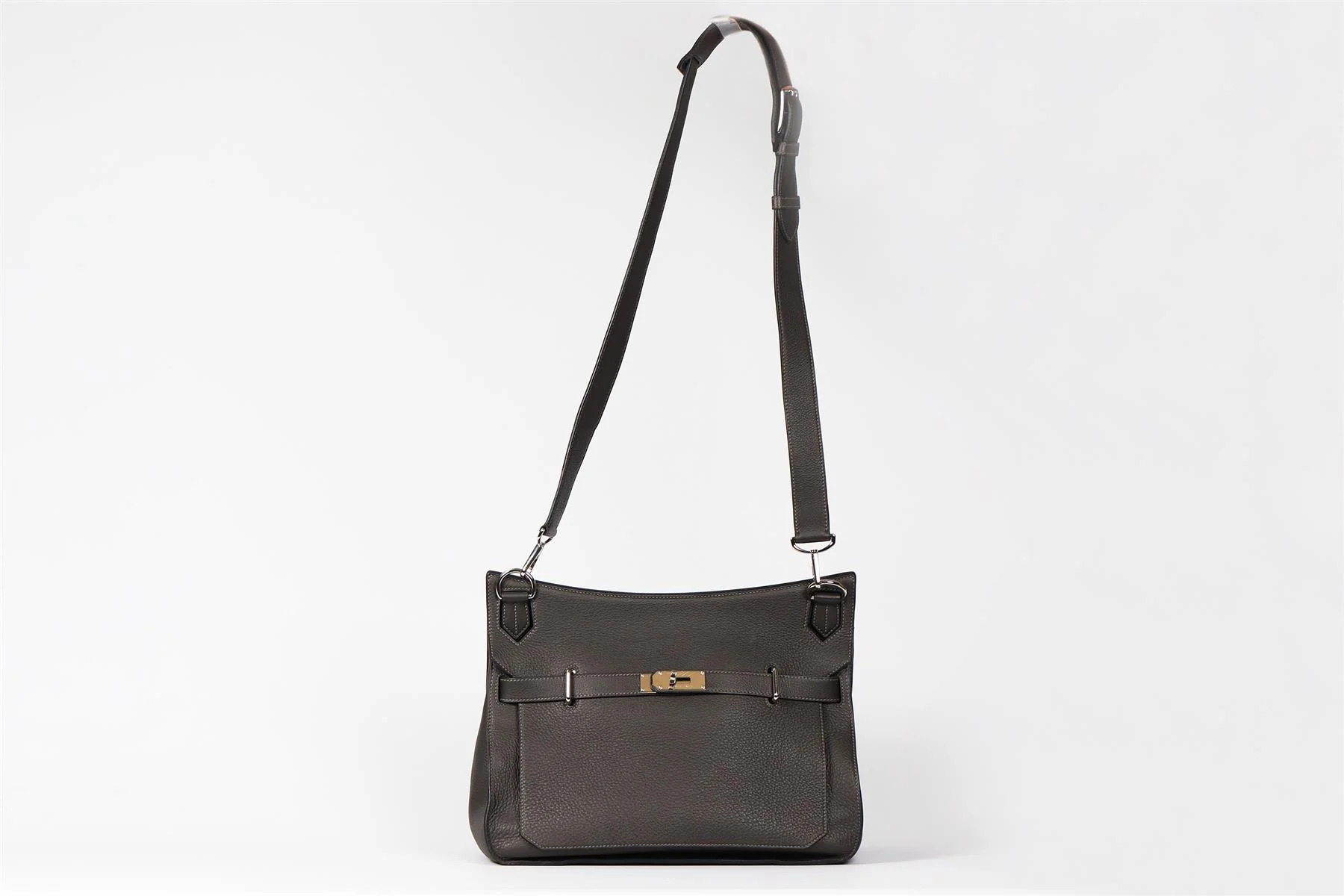 HERMÈS 2009 JYPSIERE 36CM CLEMENCE LEATHER SHOULDER BAG - Image 2
