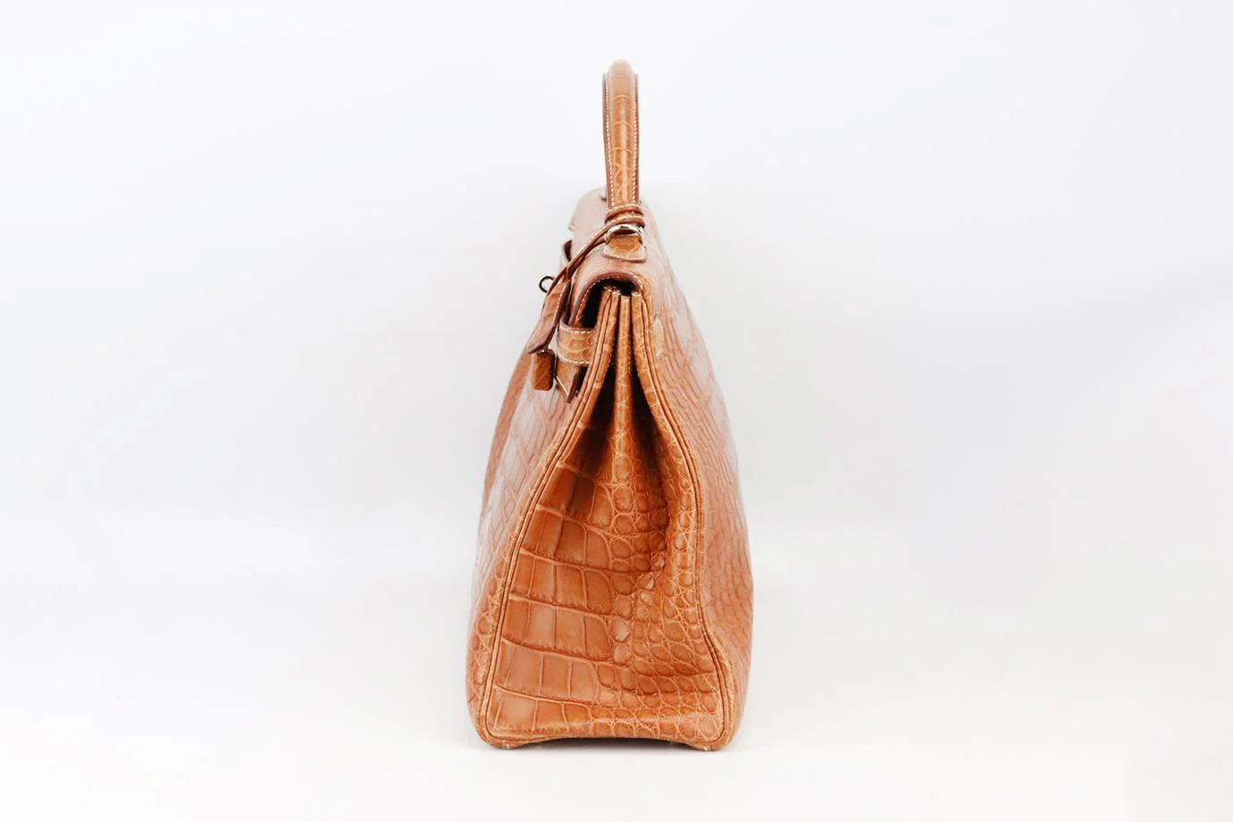 HERMÈS 2010 KELLY 40CM MATTE ALLIGATOR MISSISSIPPIENSIS LEATHER BAG - Image 5