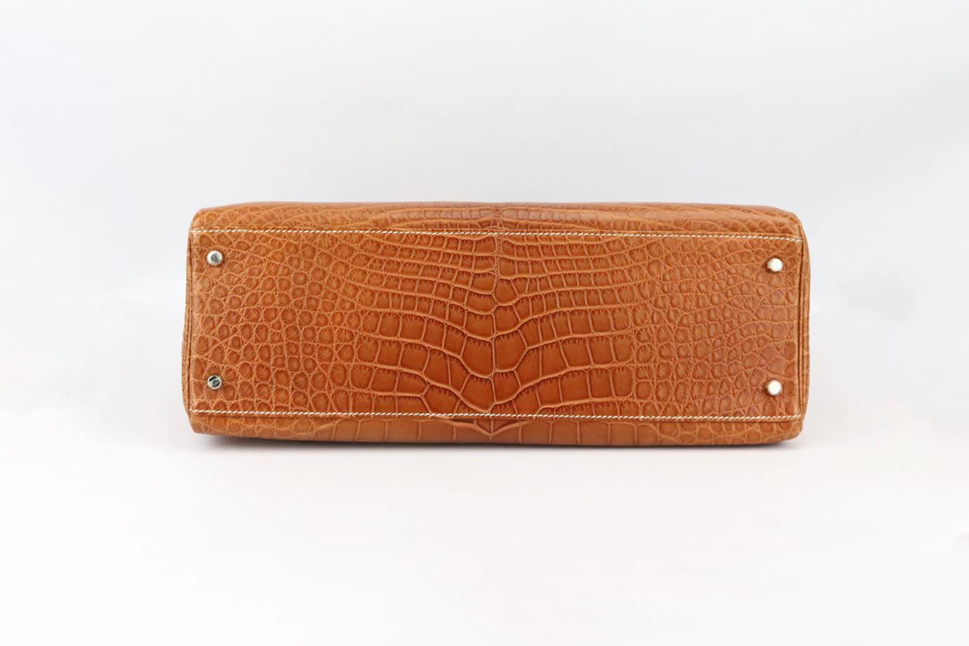 HERMÈS 2010 KELLY 40CM MATTE ALLIGATOR MISSISSIPPIENSIS LEATHER BAG - Image 6