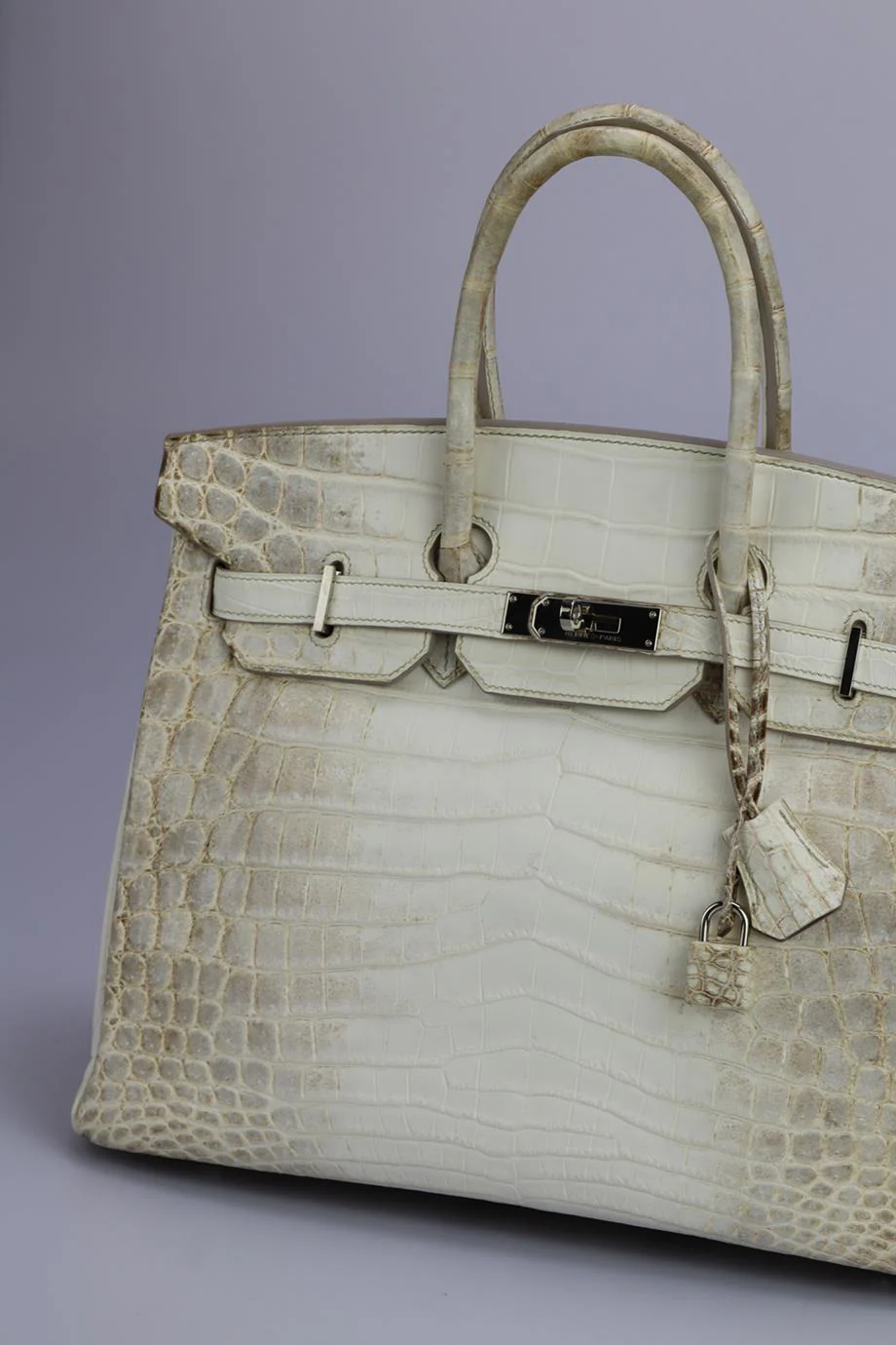 HERMÈS 2011 BIRKIN 35CM HIMALAYAN MATTE NILOTICUS CROCODILE BAG - Image 2