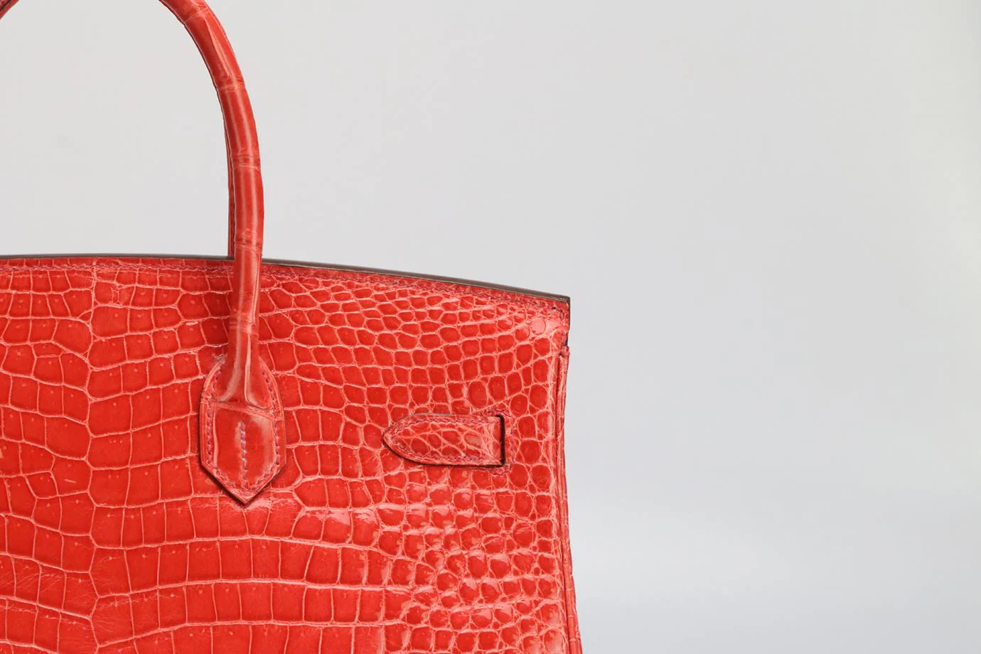 HERMÈS 2011 BIRKIN 35CM SHINY POROSUS CROCODILE LEATHER BAG - Image 19