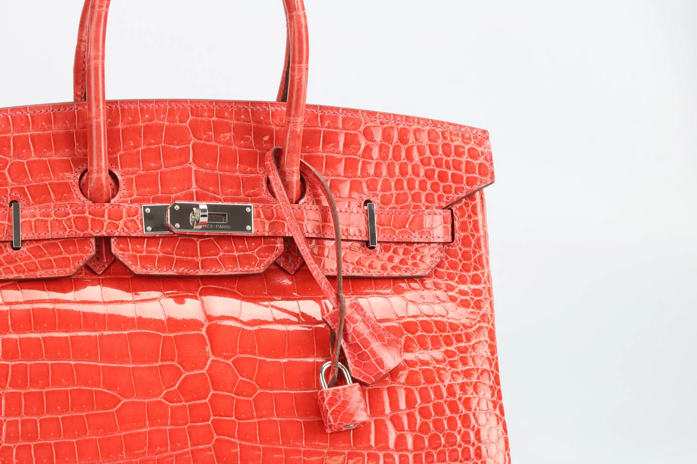 HERMÈS 2011 BIRKIN 35CM SHINY POROSUS CROCODILE LEATHER BAG - Image 2