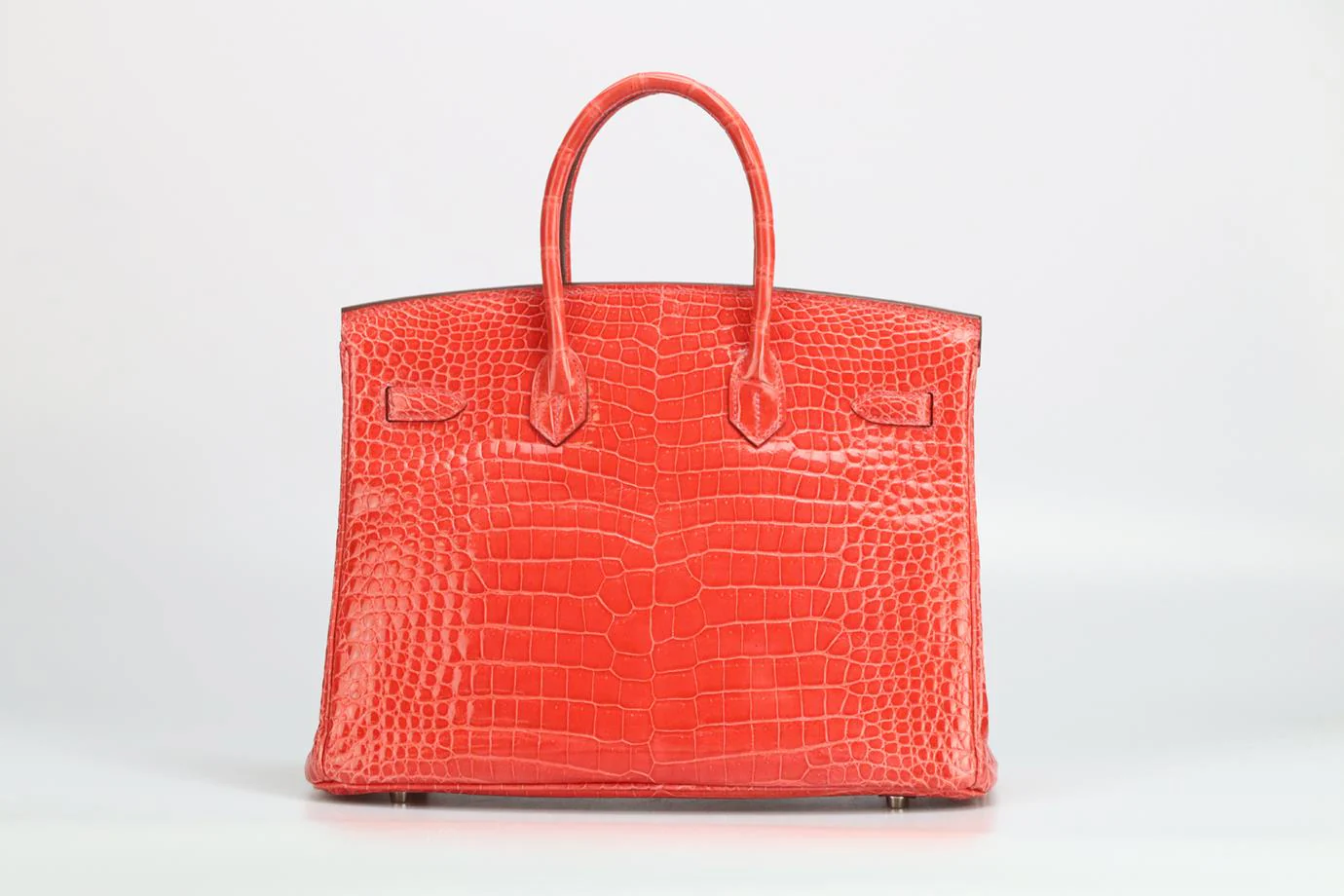 HERMÈS 2011 BIRKIN 35CM SHINY POROSUS CROCODILE LEATHER BAG - Image 5