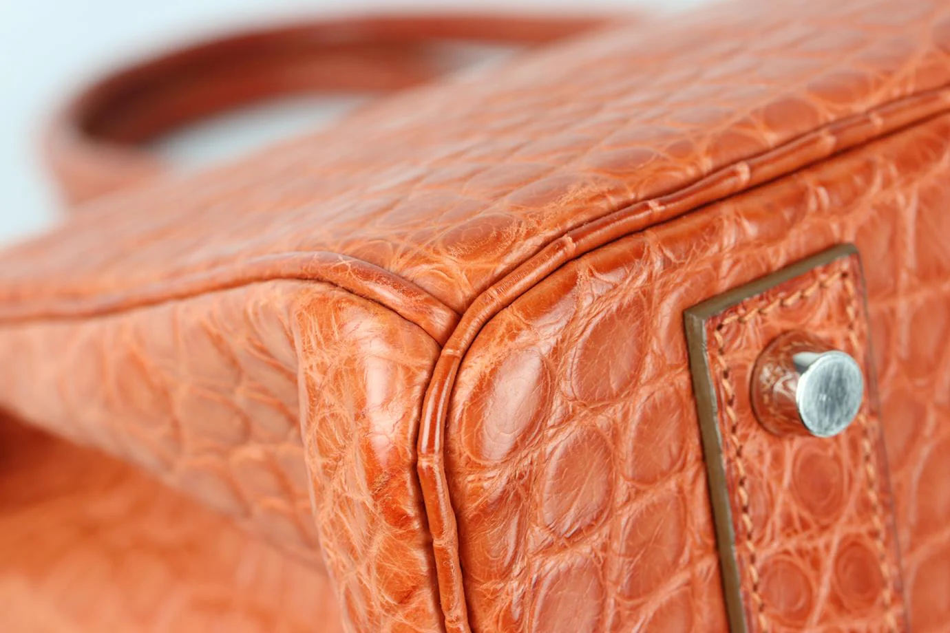 HERMÈS 2011 BIRKIN 40CM MATTE ALLIGATOR MISSISSIPPIENSIS LEATHER BAG - Image 8