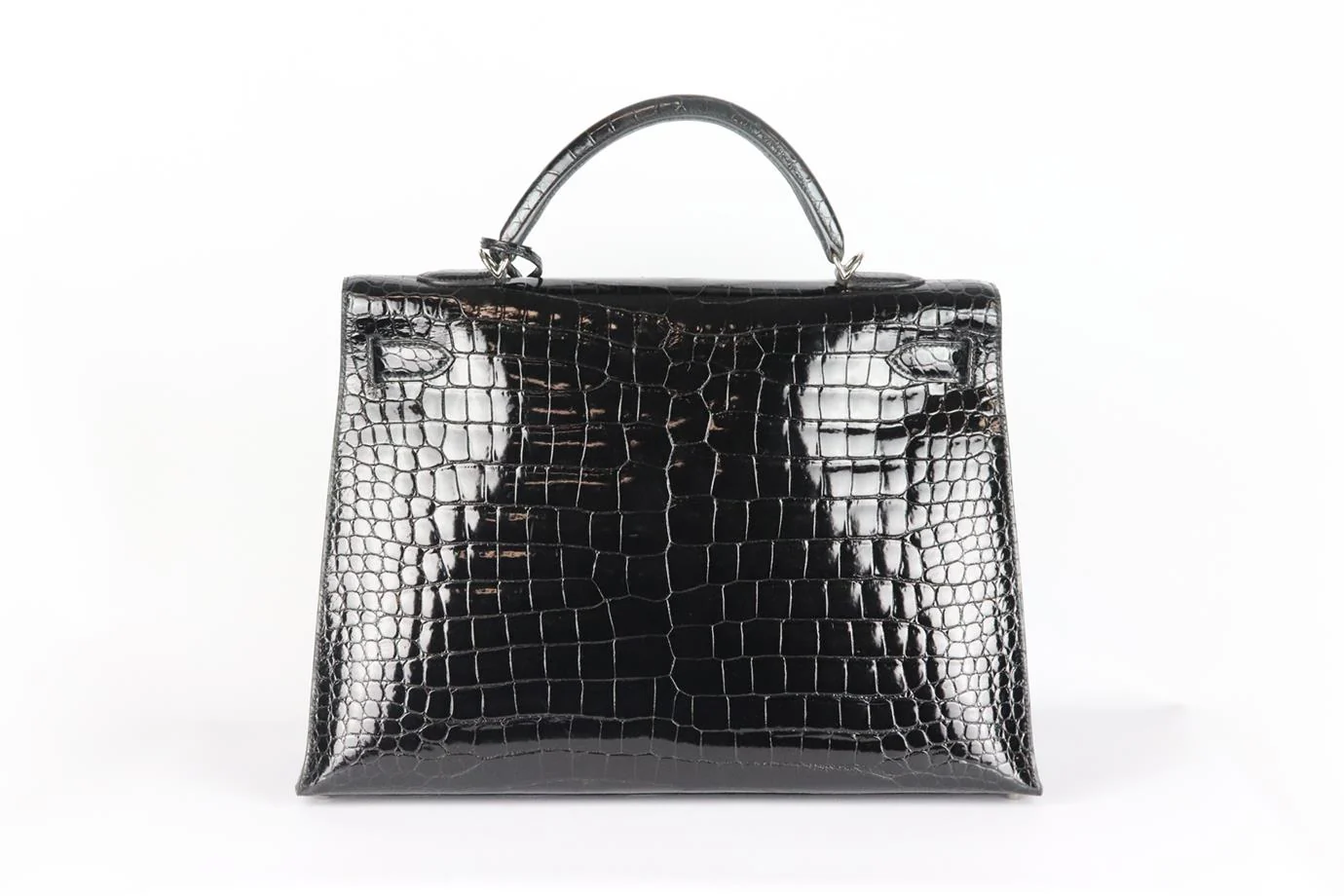 HERMÈS 2011 KELLY SELLIER 40CM CROCODILE PRORSUS LEATHER BAG - Image 3