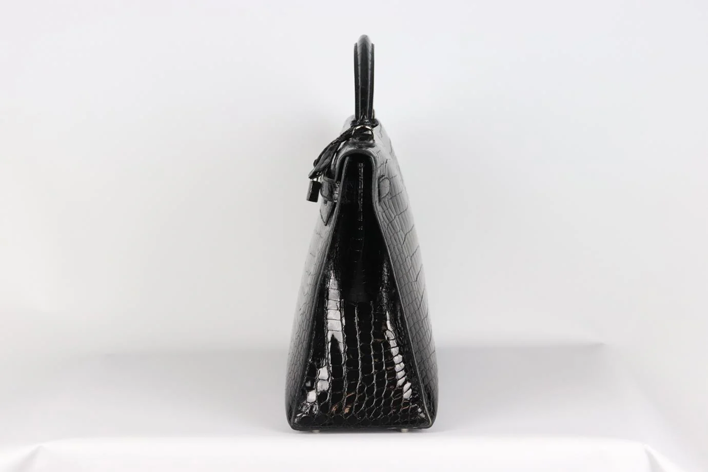 HERMÈS 2011 KELLY SELLIER 40CM CROCODILE PRORSUS LEATHER BAG - Image 4