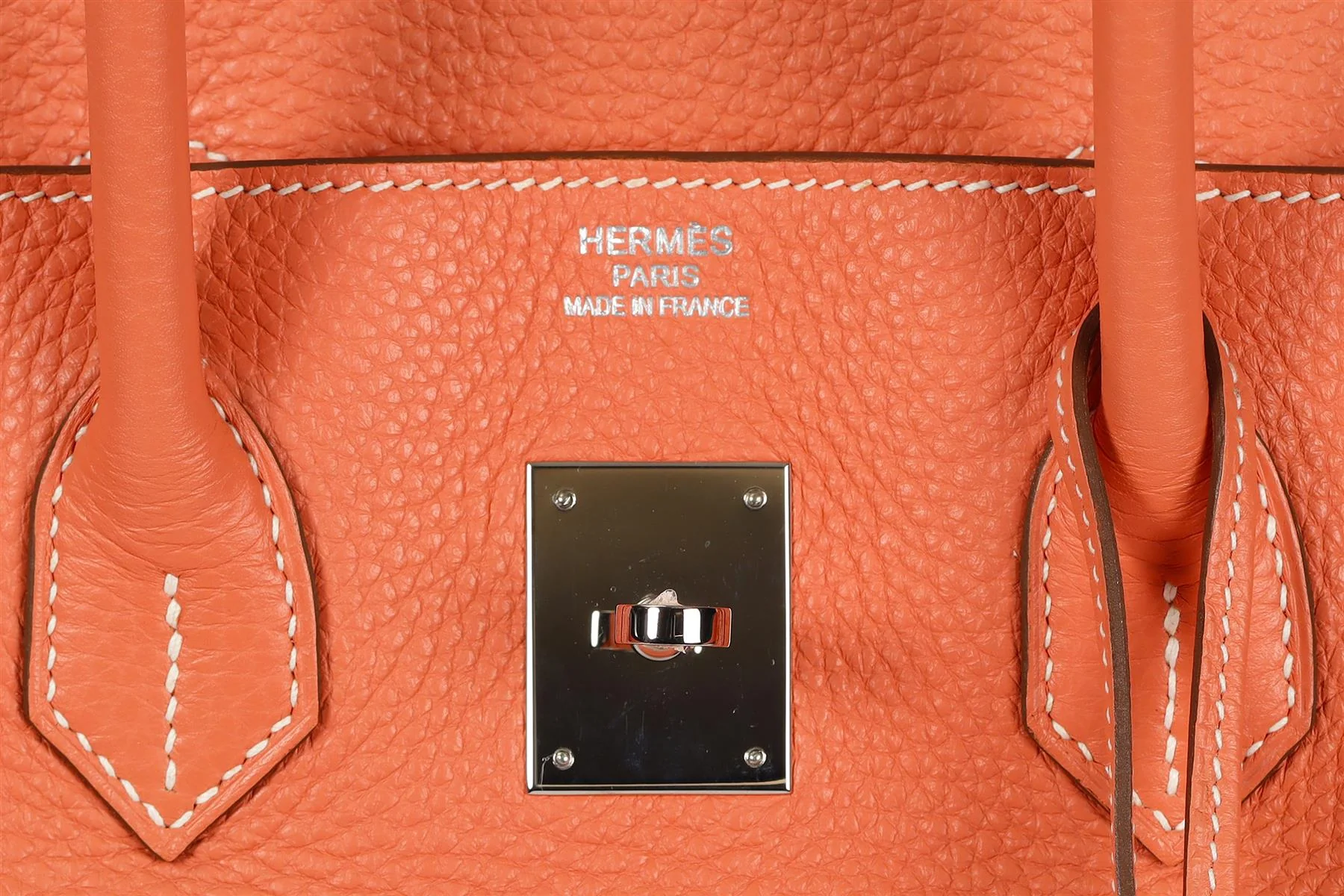HERMÈS 2013 BIRKIN 35CM CLEMENCE LEATHER BAG - Image 8