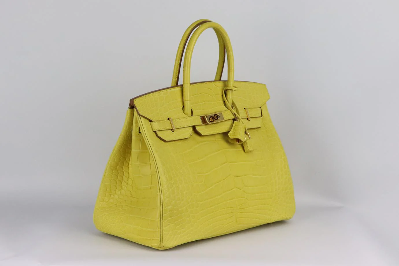 HERMÈS 2013 BIRKIN 35CM MATTE ALLIGATOR MISSISSIPPIENSIS LEATHER BAG - Image 5