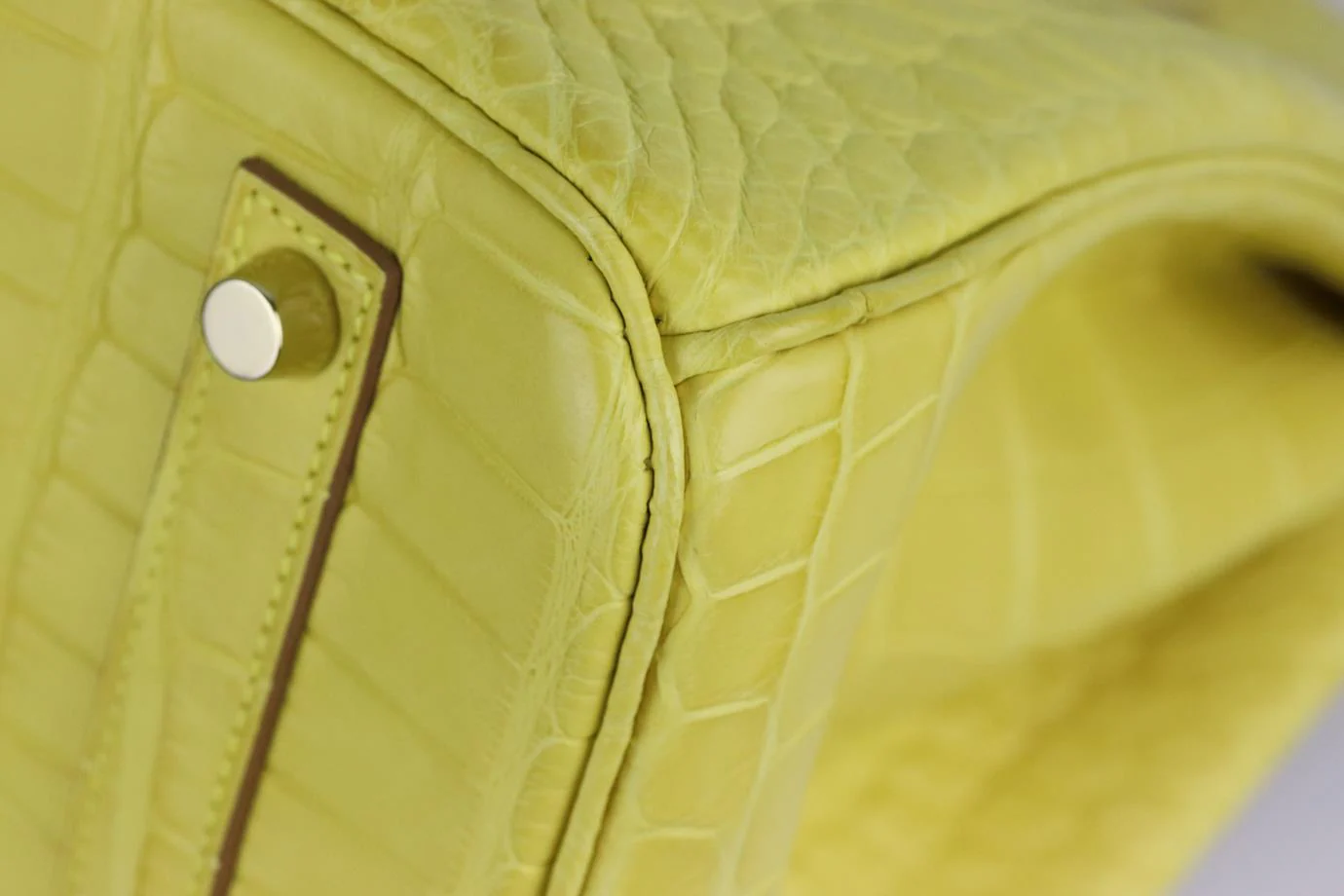 HERMÈS 2013 BIRKIN 35CM MATTE ALLIGATOR MISSISSIPPIENSIS LEATHER BAG - Image 9