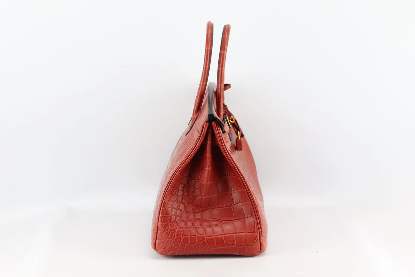 HERMÈS 2013 BIRKIN 35CM MATTE ALLIGATOR MISSISSIPPIENSIS LEATHER BAG - Image 2