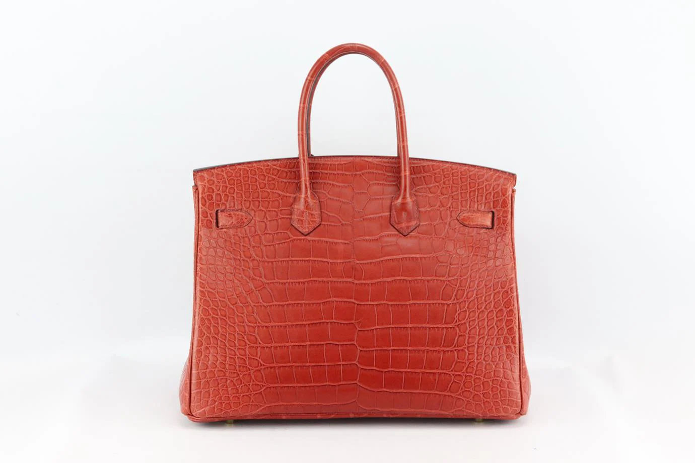 HERMÈS 2013 BIRKIN 35CM MATTE ALLIGATOR MISSISSIPPIENSIS LEATHER BAG - Image 3
