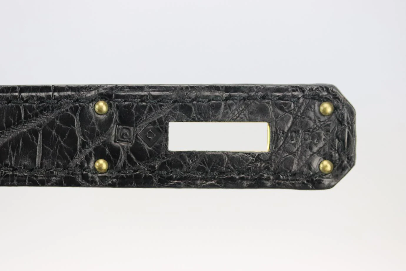 HERMÈS 2013 KELLY 35CM MATTE ALLIGATOR MISSISSIPPIENSIS LEATHER BAG - Image 10