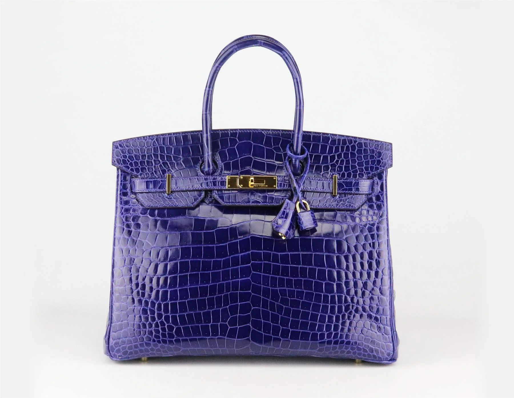 HERMÈS 2014 BIRKIN 35CM POROSUS CROCODILE LEATHER BAG - Image 2